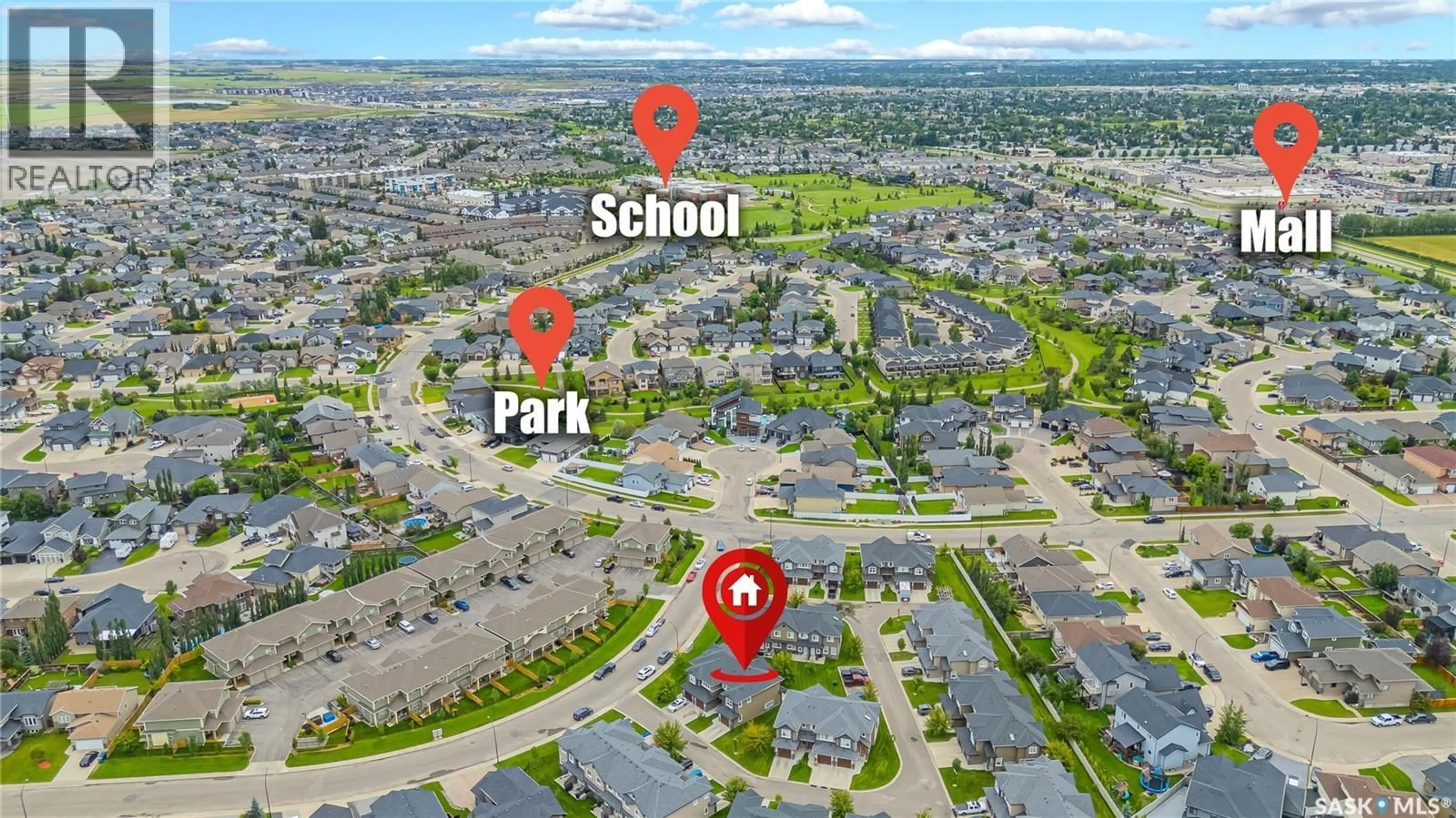 A pic from outside/outdoor area/front of a property/back of a property/a pic from drone, street for 405 - 1555 PATON CRESCENT, Saskatoon Saskatchewan S7W0V5