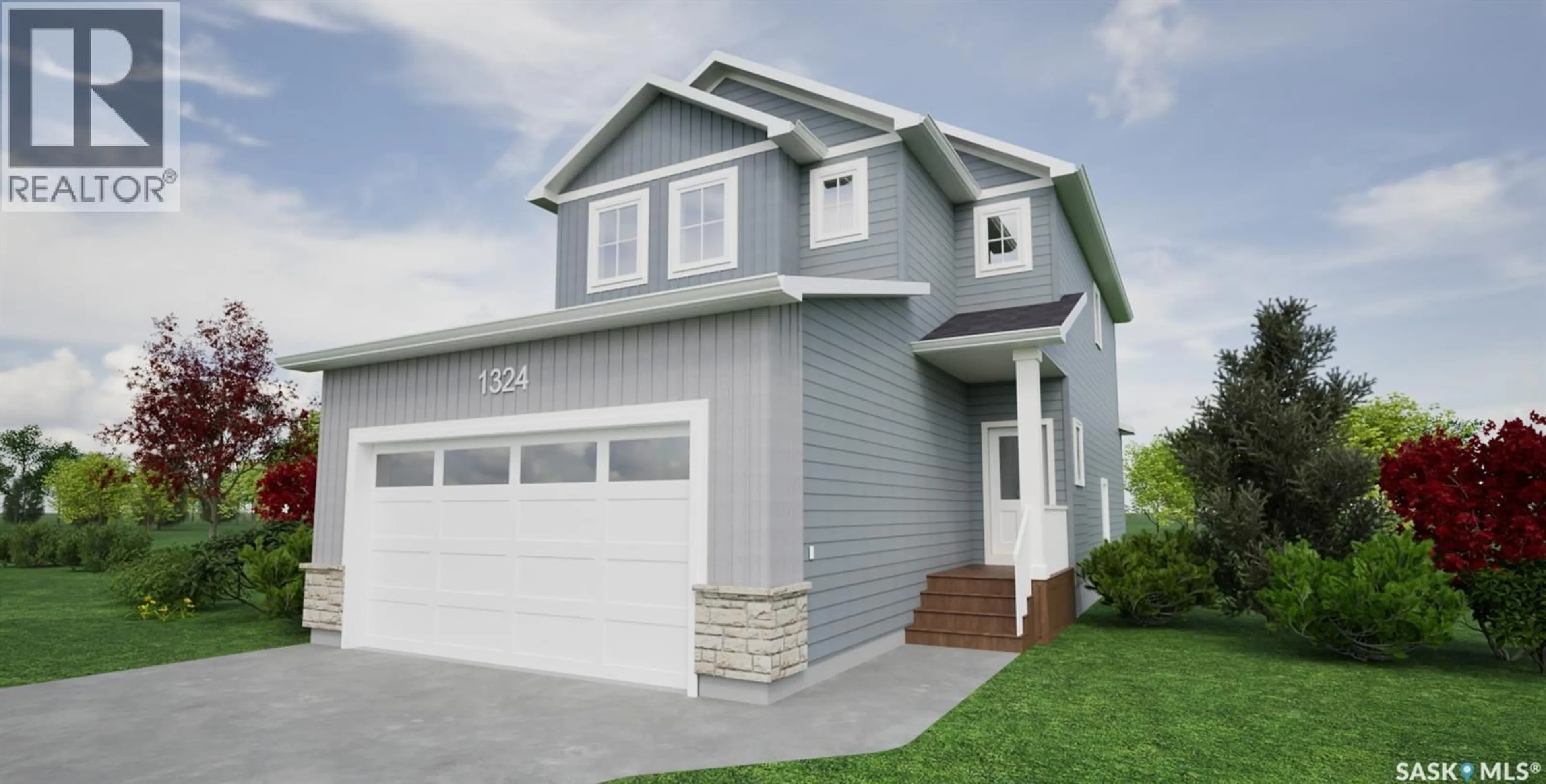 Home with vinyl exterior material, street for 1324 PARR HILL DRIVE, Martensville Saskatchewan S0K2T1