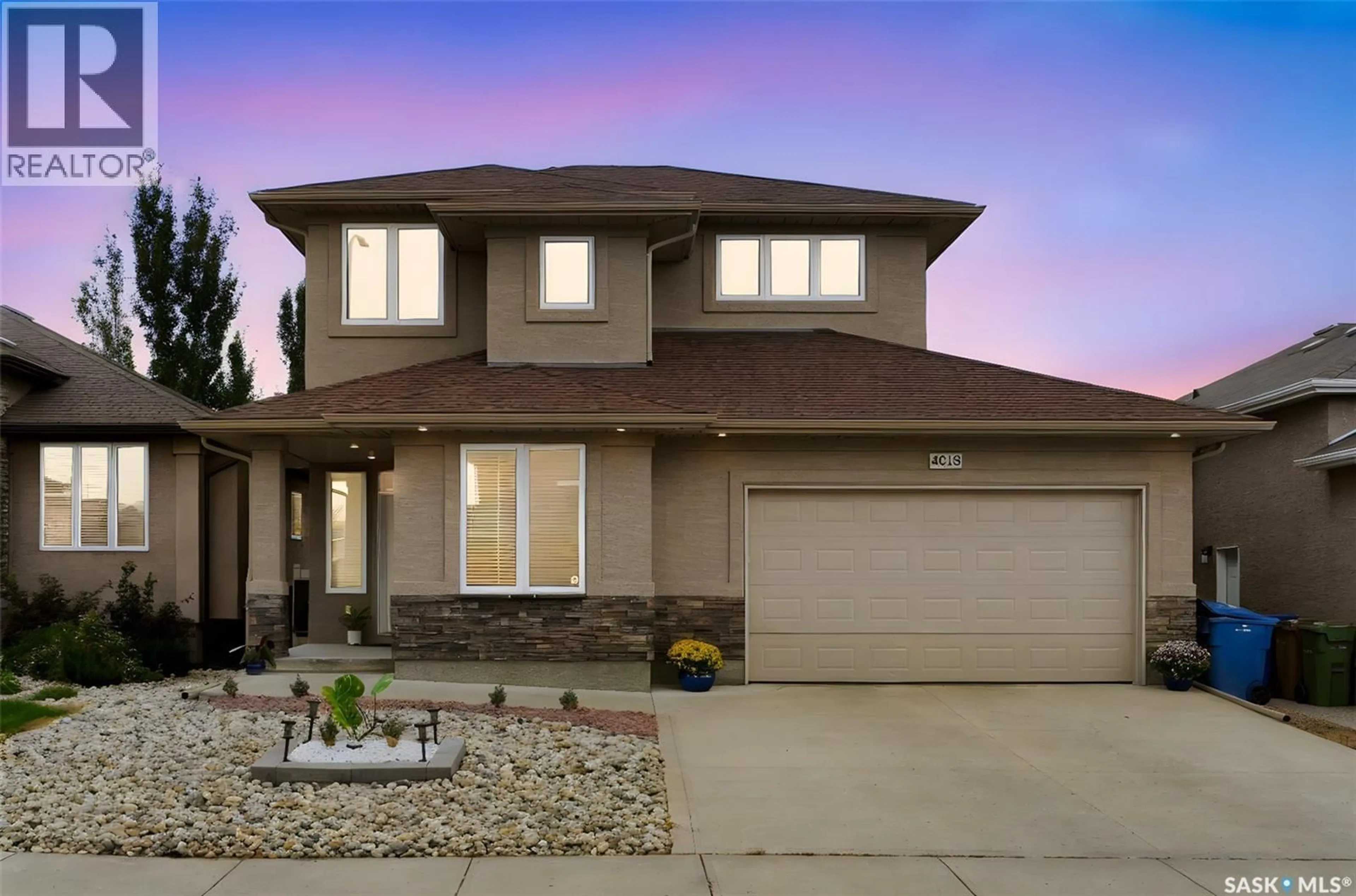Home with brick exterior material, street for 4019 LEPINE ROAD, Regina Saskatchewan S4V1J7