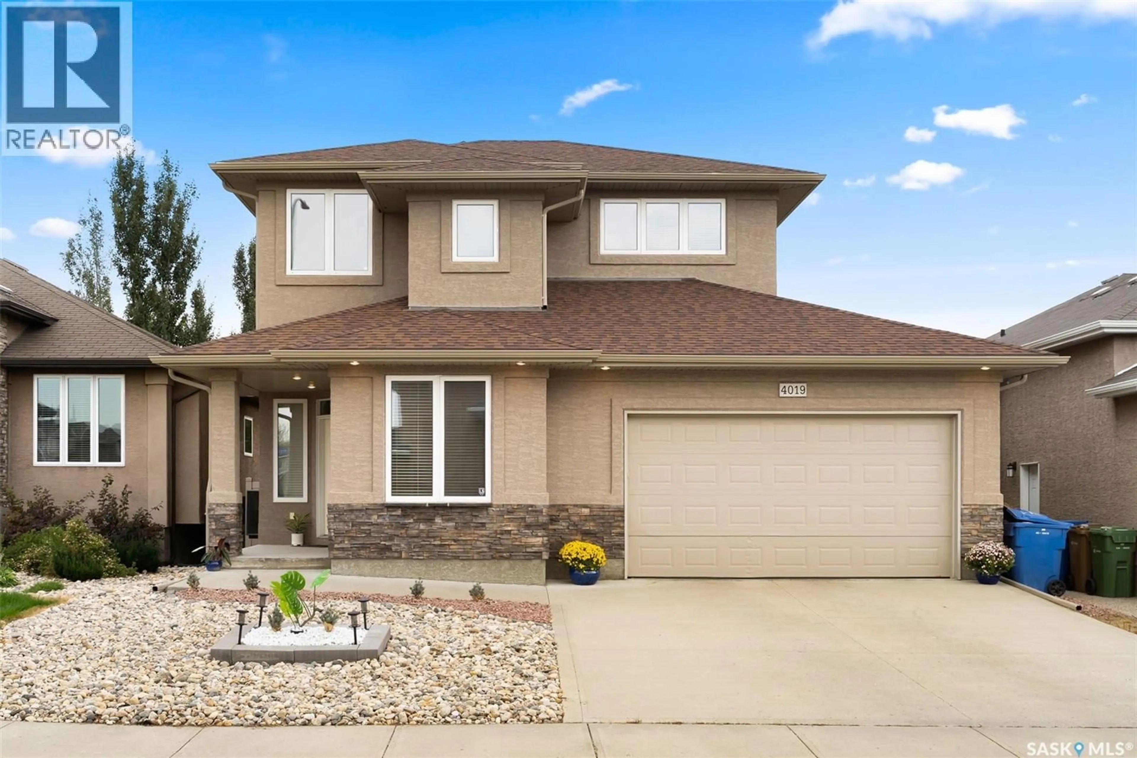 Home with brick exterior material, street for 4019 LEPINE ROAD, Regina Saskatchewan S4V1J7