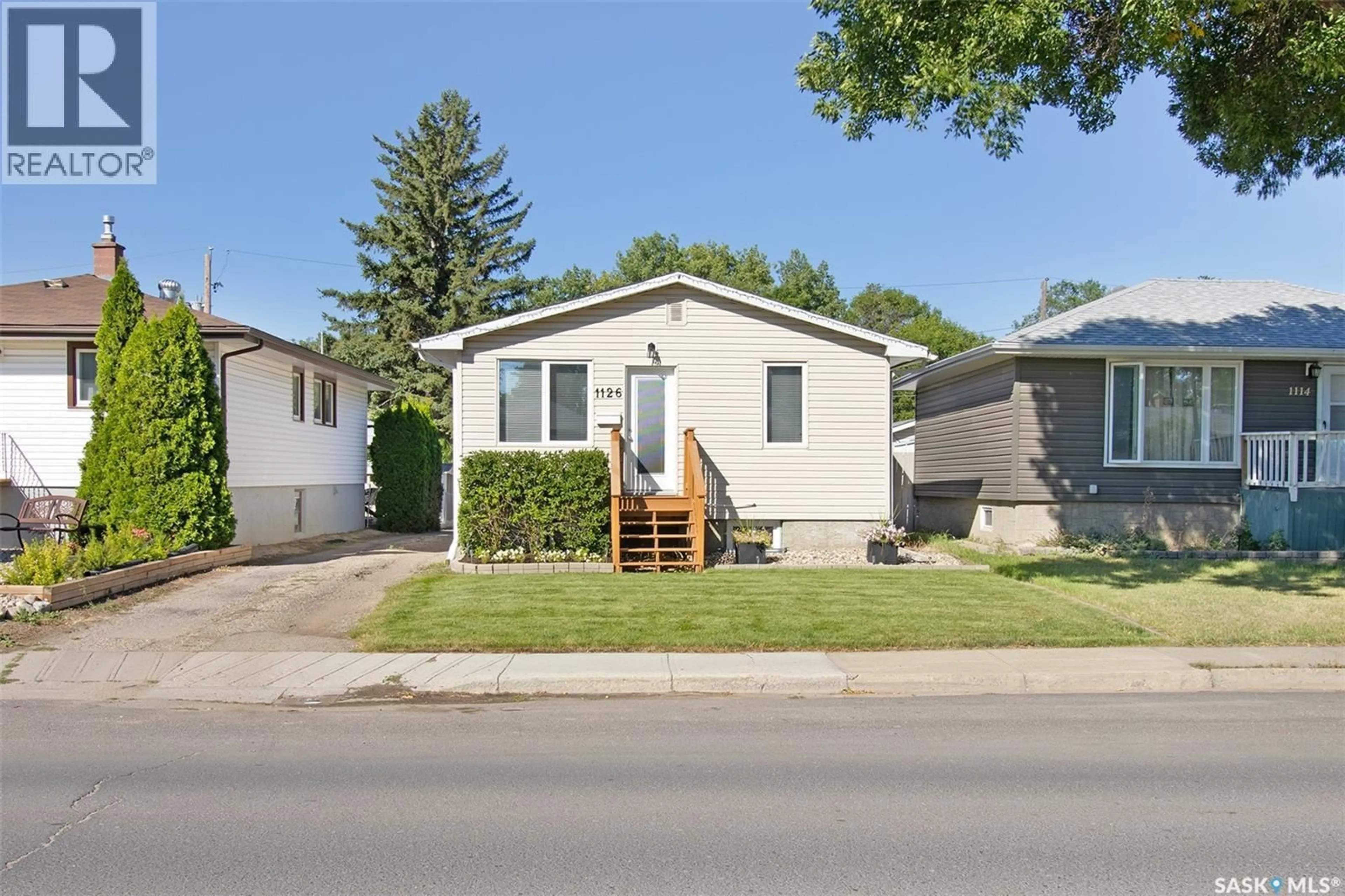 Home with vinyl exterior material, street for 1126 CAMPBELL STREET, Regina Saskatchewan S4T5P6