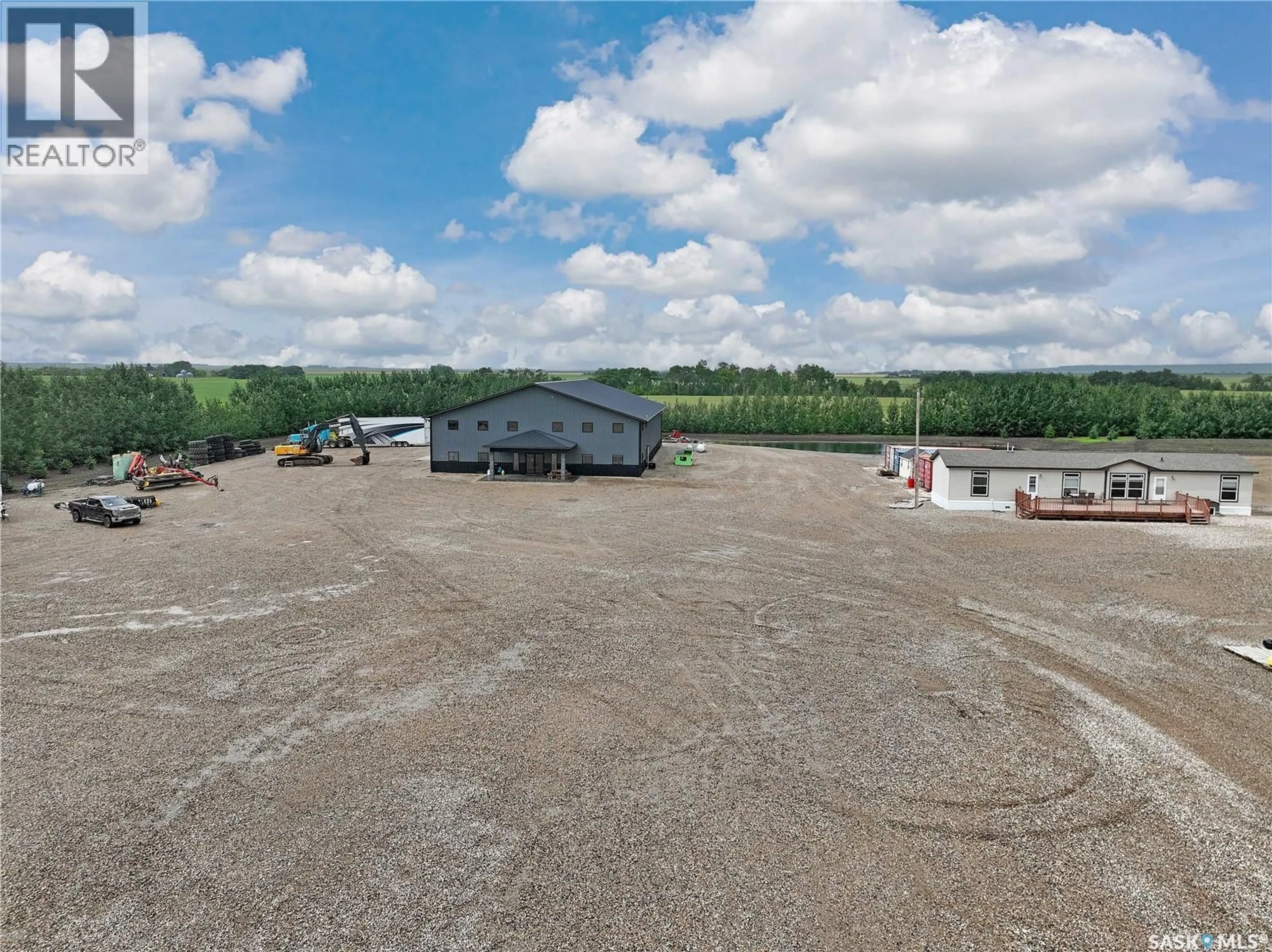 A pic from outside/outdoor area/front of a property/back of a property/a pic from drone, building for MOOSE MOUNTAIN SHOP, Moose Mountain Rm No. 63 Saskatchewan S0C0C7