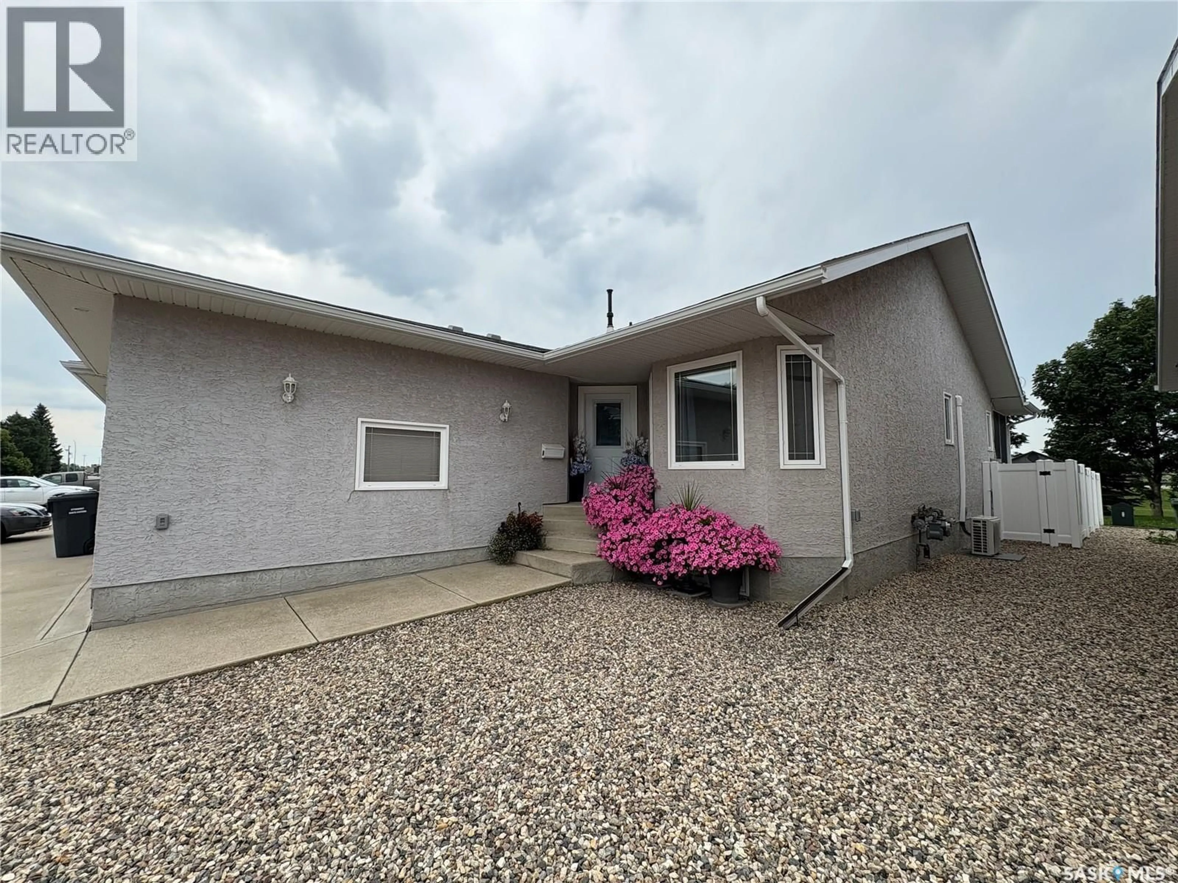 Home with vinyl exterior material, street for B - 50 RUSSELL DRIVE, Yorkton Saskatchewan S3N3W2