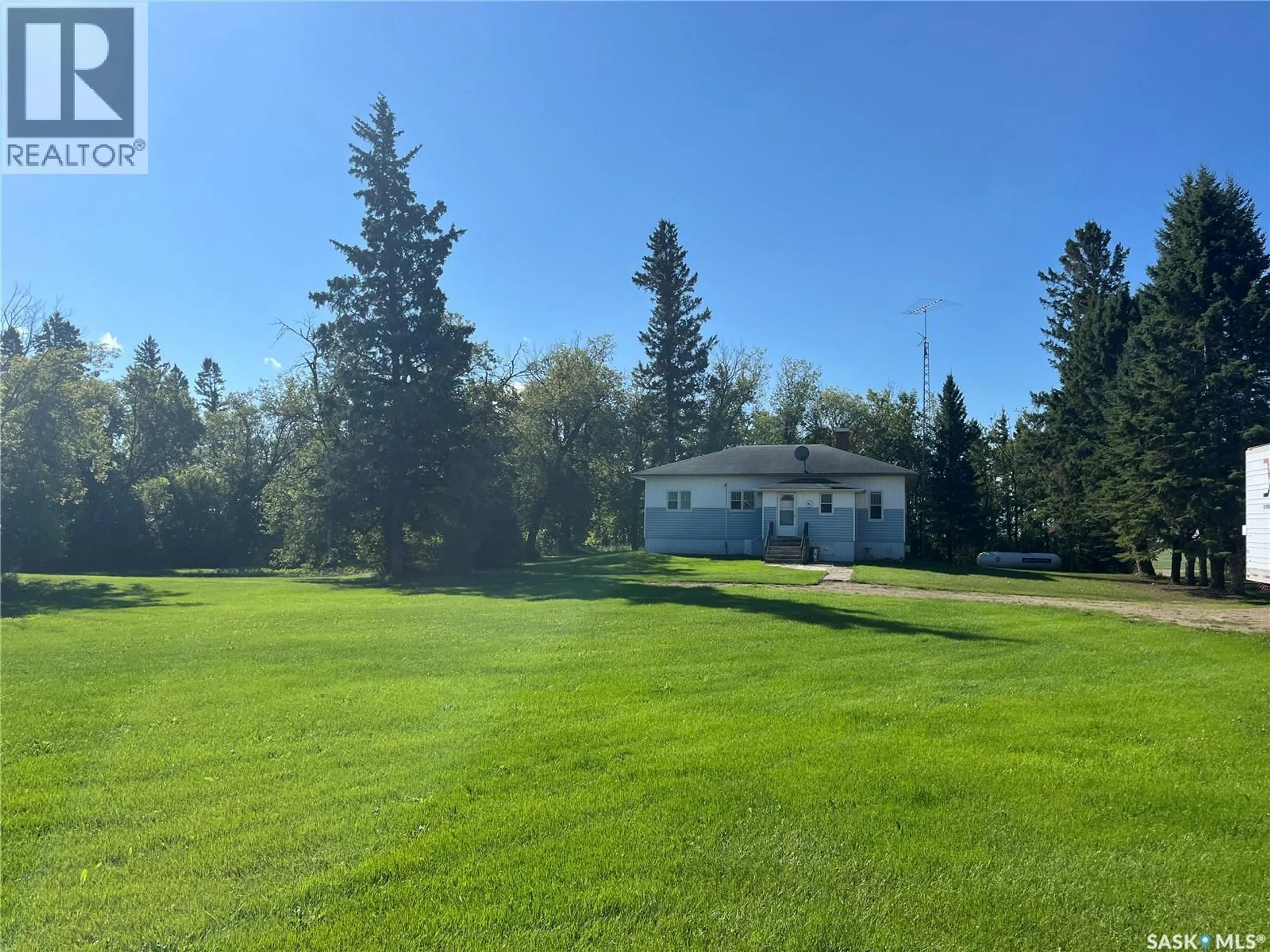 A pic from outside/outdoor area/front of a property/back of a property/a pic from drone, unknown for NORA ACREAGE, Ponass Lake Rm No. 367 Saskatchewan S0A1E0