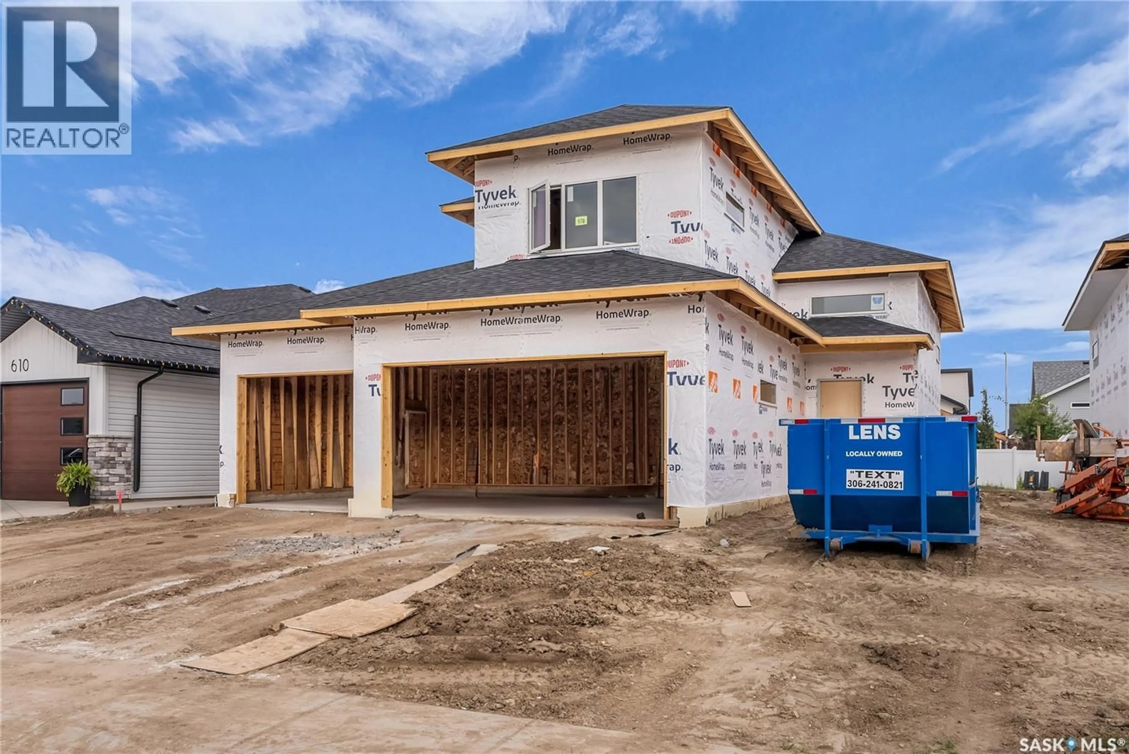 Home with vinyl exterior material, building for 608 BALLESTEROS CRESCENT, Warman Saskatchewan S0K4S4