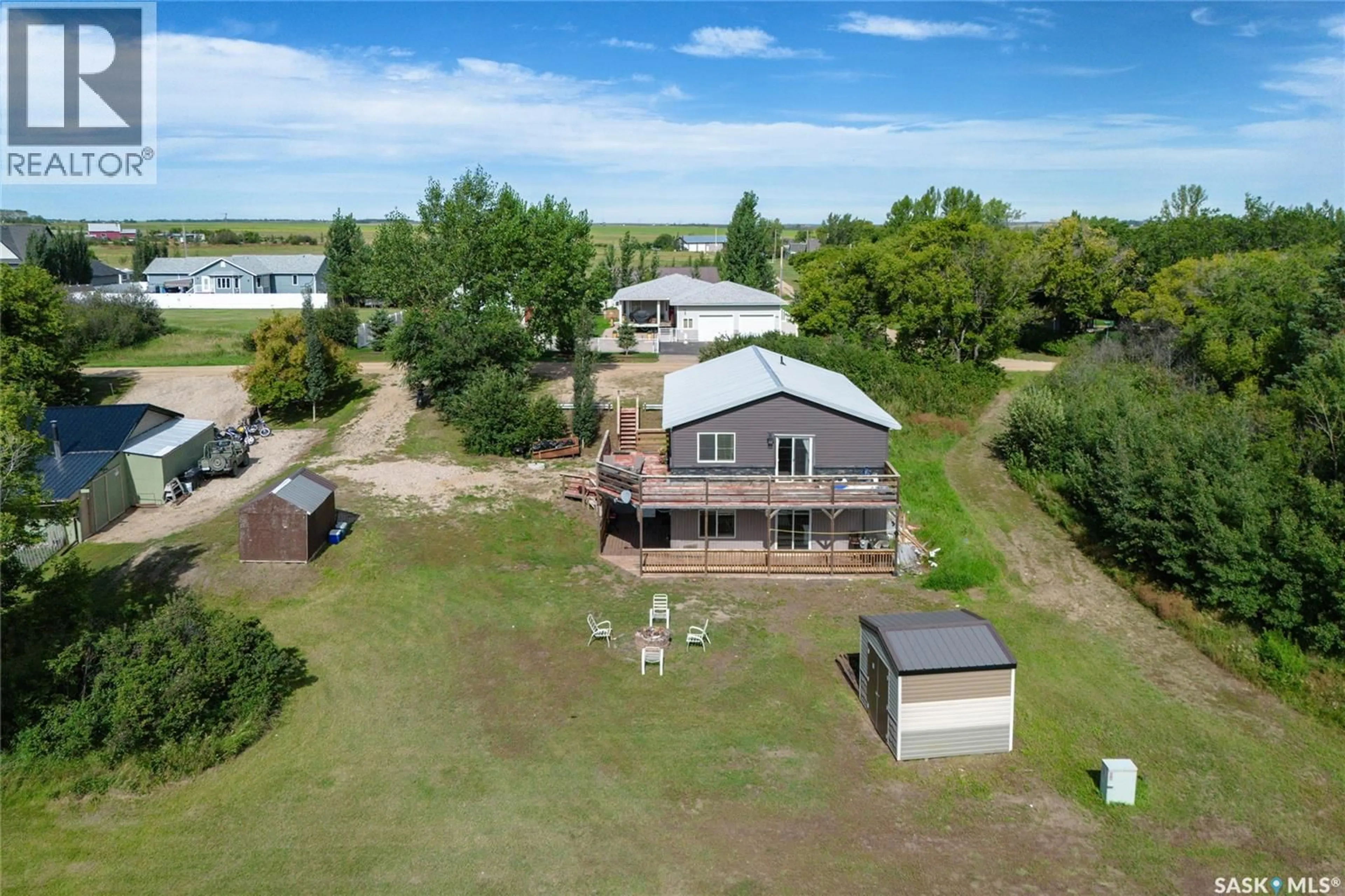 A pic from outside/outdoor area/front of a property/back of a property/a pic from drone, water/lake/river/ocean view for 37 PARKBEG STREET, Caron Rm No. 162 Saskatchewan S0H0R0