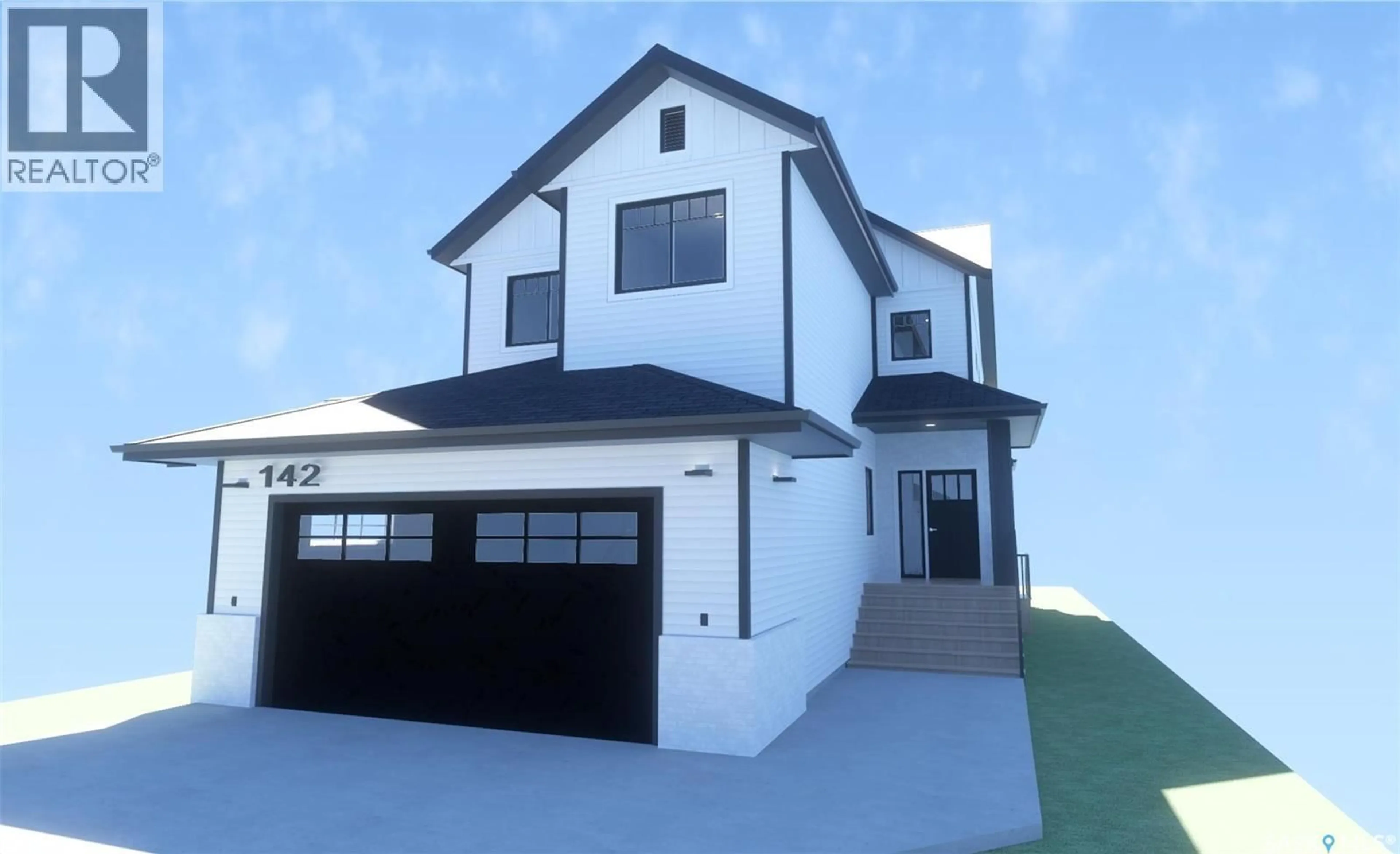 Home with vinyl exterior material, street for 142 HAVERSTOCK CRESCENT, Saskatoon Saskatchewan S7W1E3