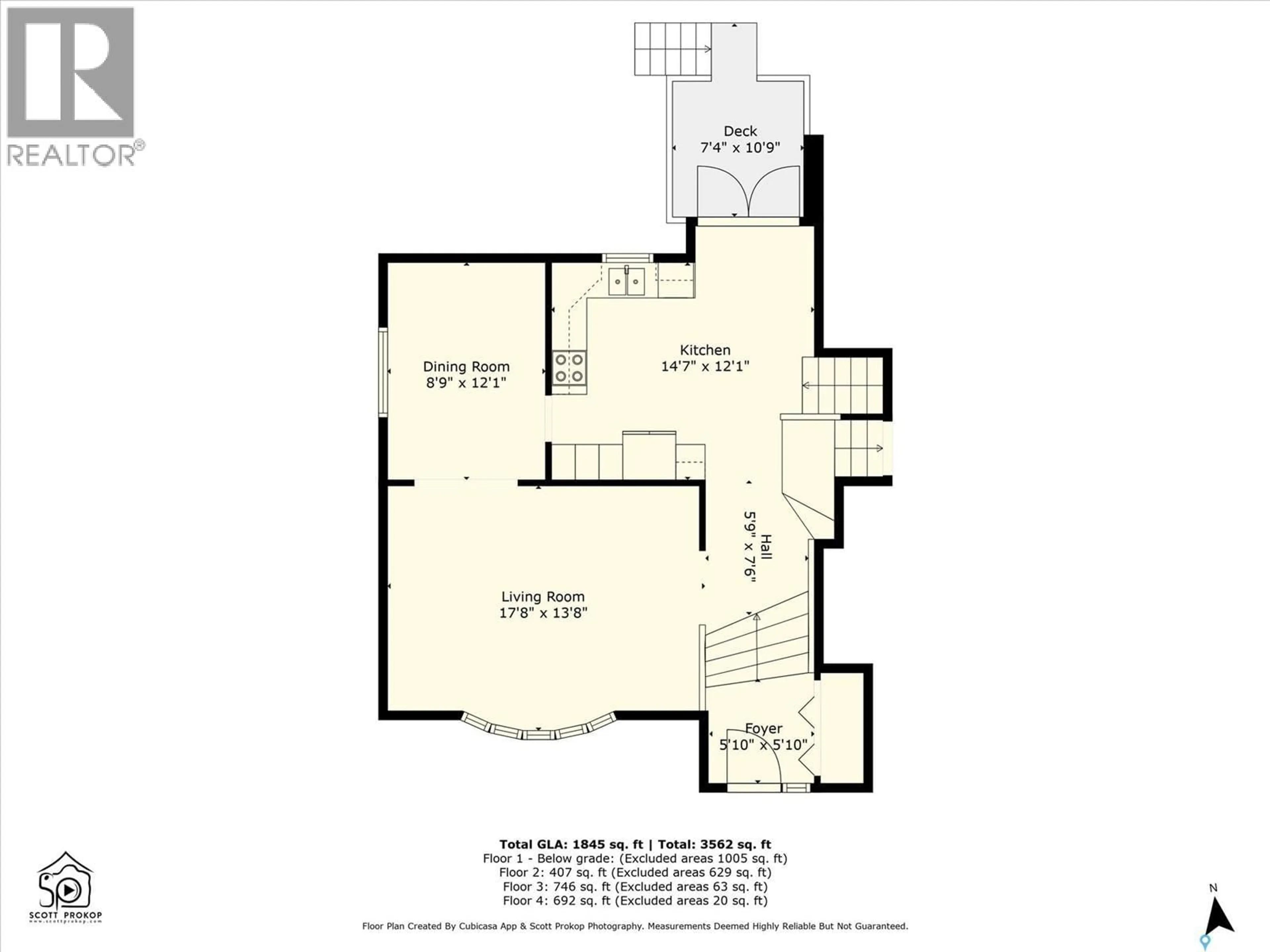 Floor plan for 547 SEBESTYEN CRESCENT, Saskatoon Saskatchewan S7K6W2