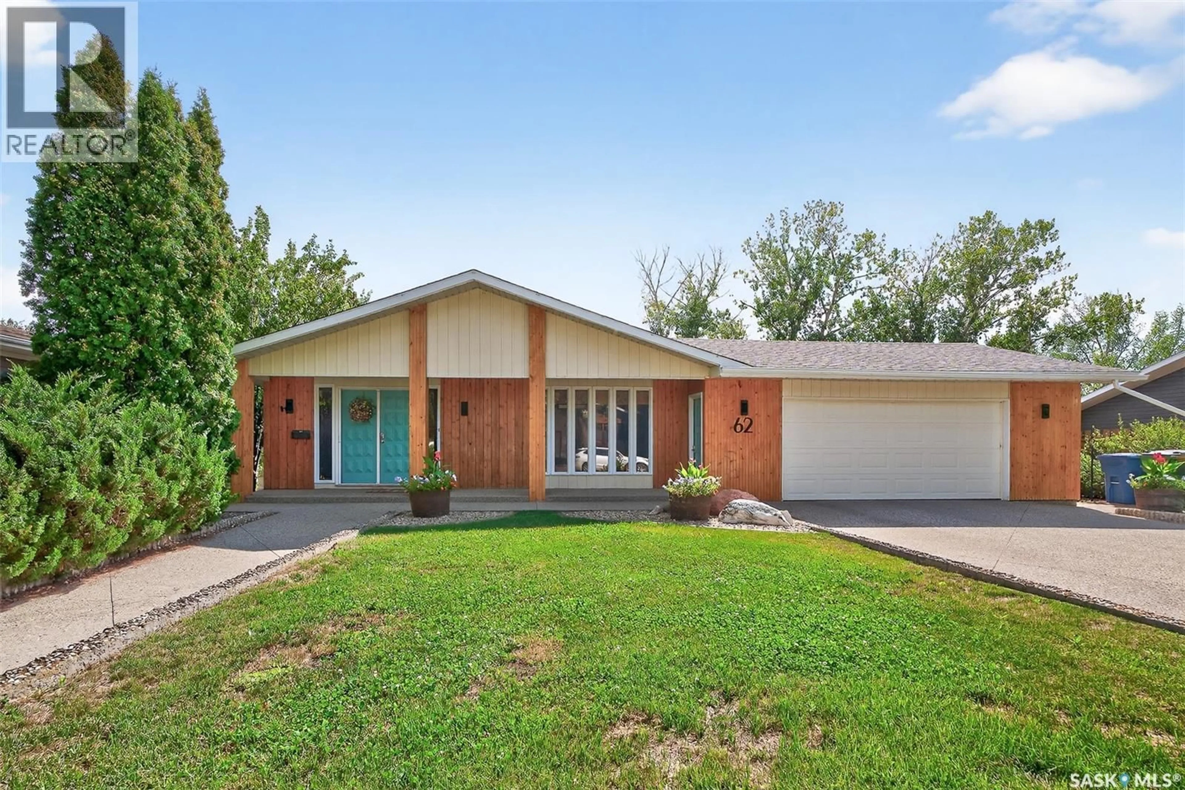 Home with brick exterior material, street for 62 BLUEBELL CRESCENT, Moose Jaw Saskatchewan S6J1A1