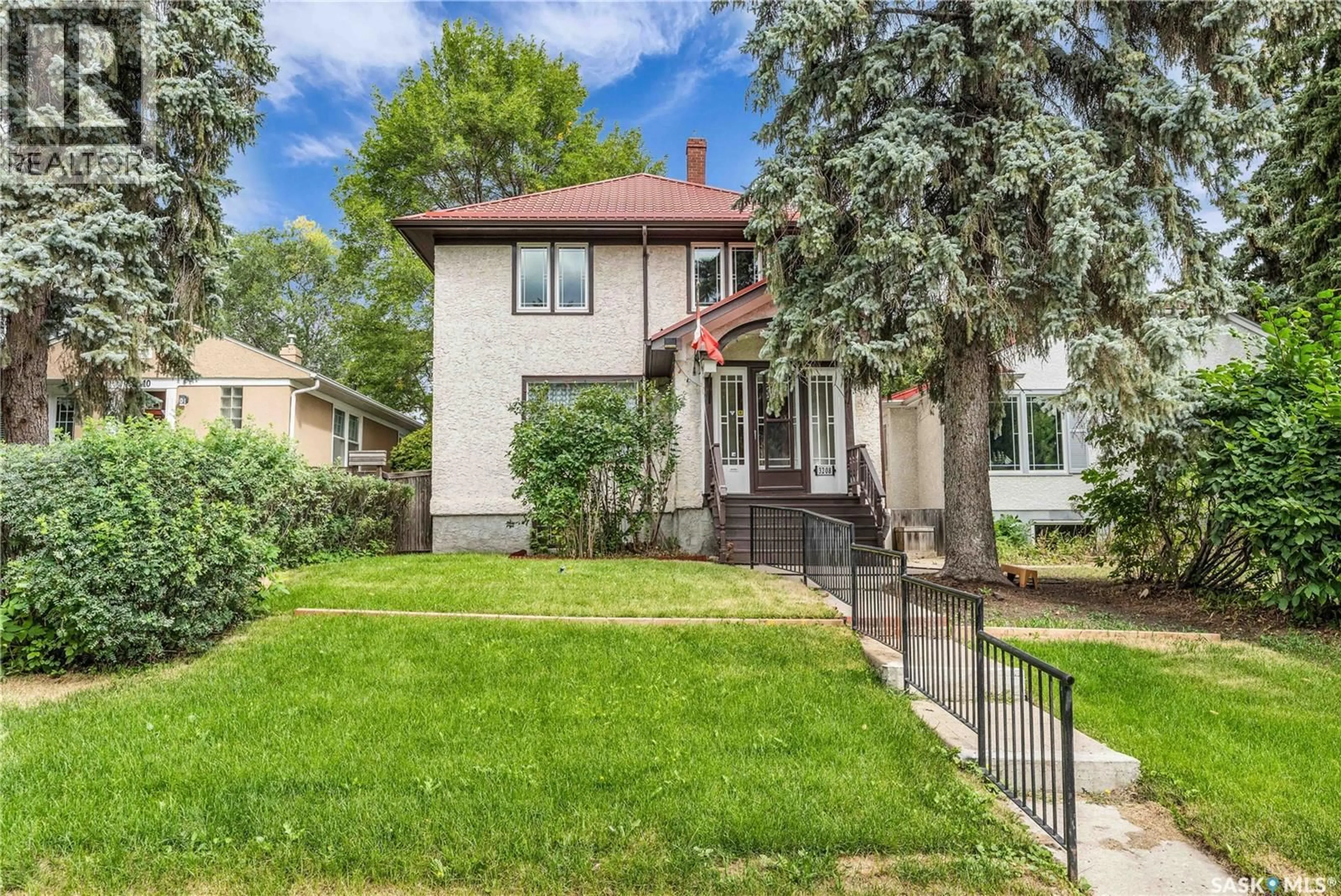 Home with brick exterior material, street for 3208 COLLEGE AVENUE, Regina Saskatchewan S4T1V9