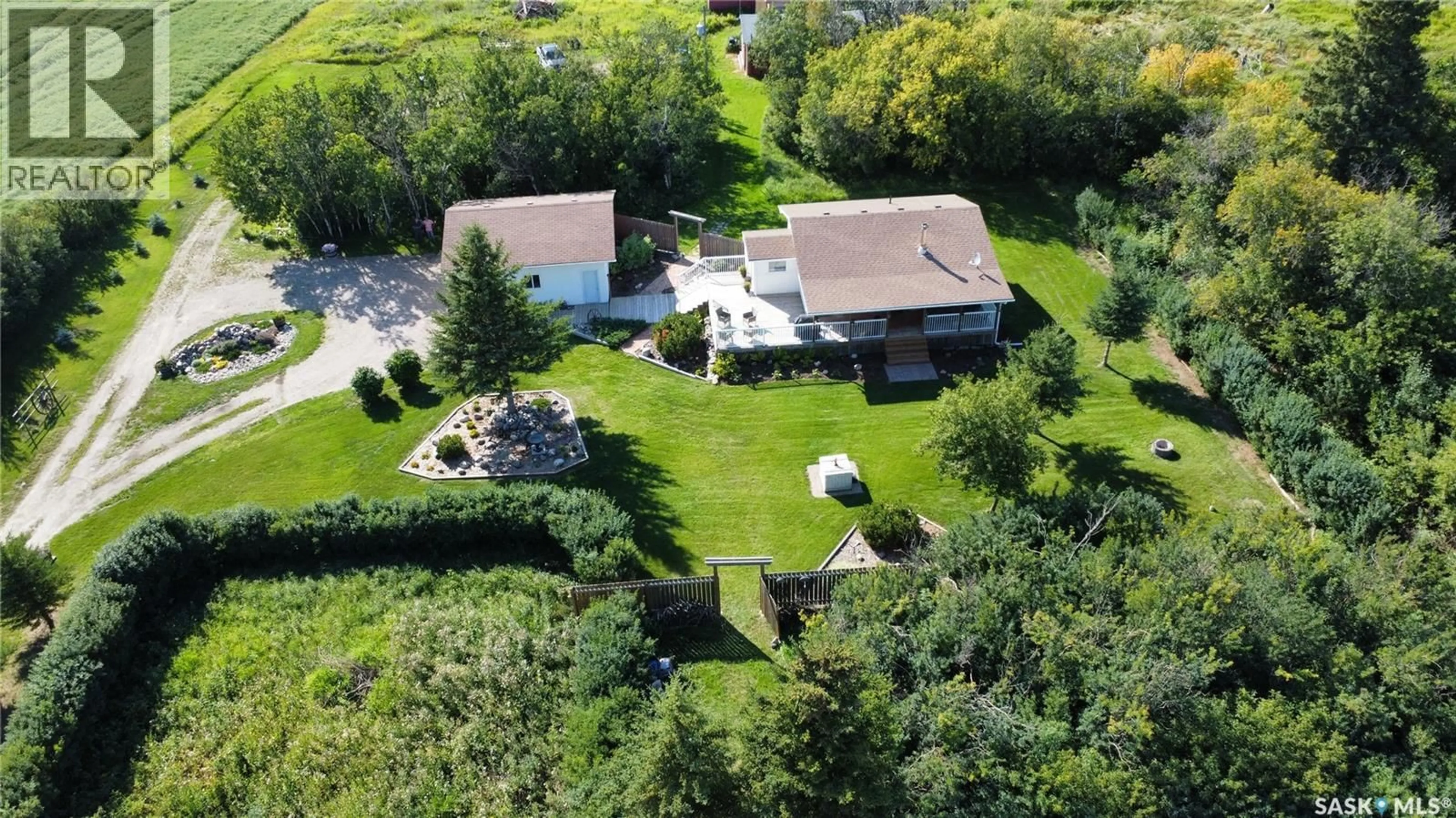 A pic from outside/outdoor area/front of a property/back of a property/a pic from drone, street for 14 ACRE RETREAT, Paddockwood Rm No. 520 Saskatchewan S0J1T0