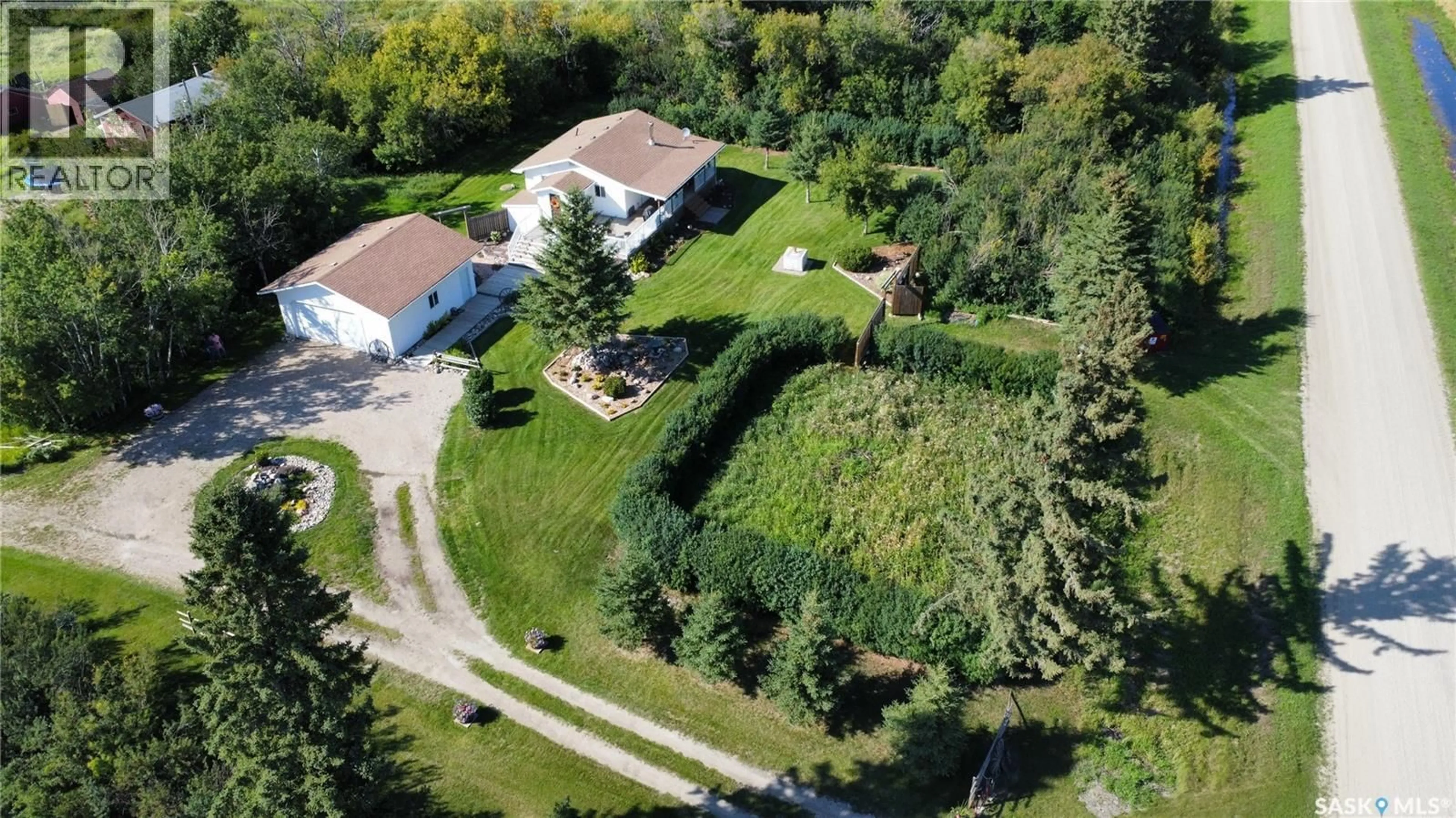 A pic from outside/outdoor area/front of a property/back of a property/a pic from drone, street for 14 ACRE RETREAT, Paddockwood Rm No. 520 Saskatchewan S0J1T0
