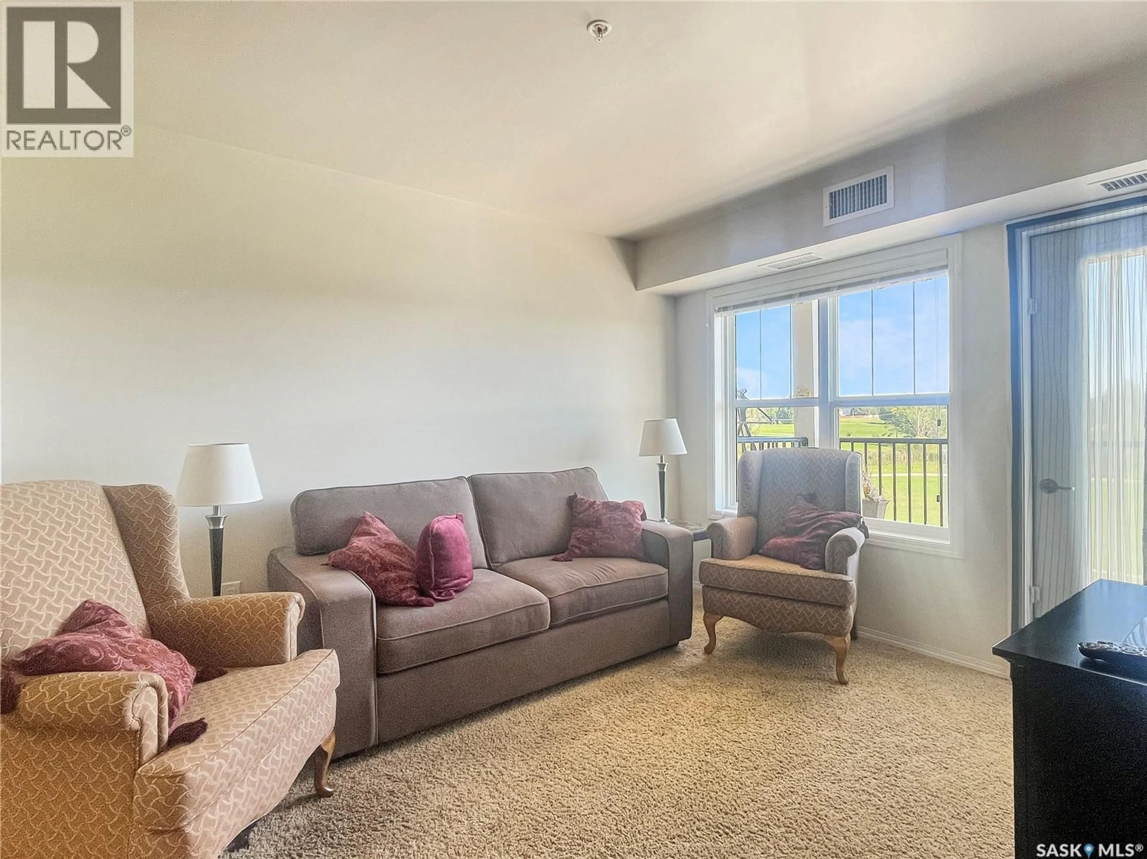 Living room with furniture, unknown for 318 1802 106TH STREET, North Battleford Saskatchewan S9A1J1