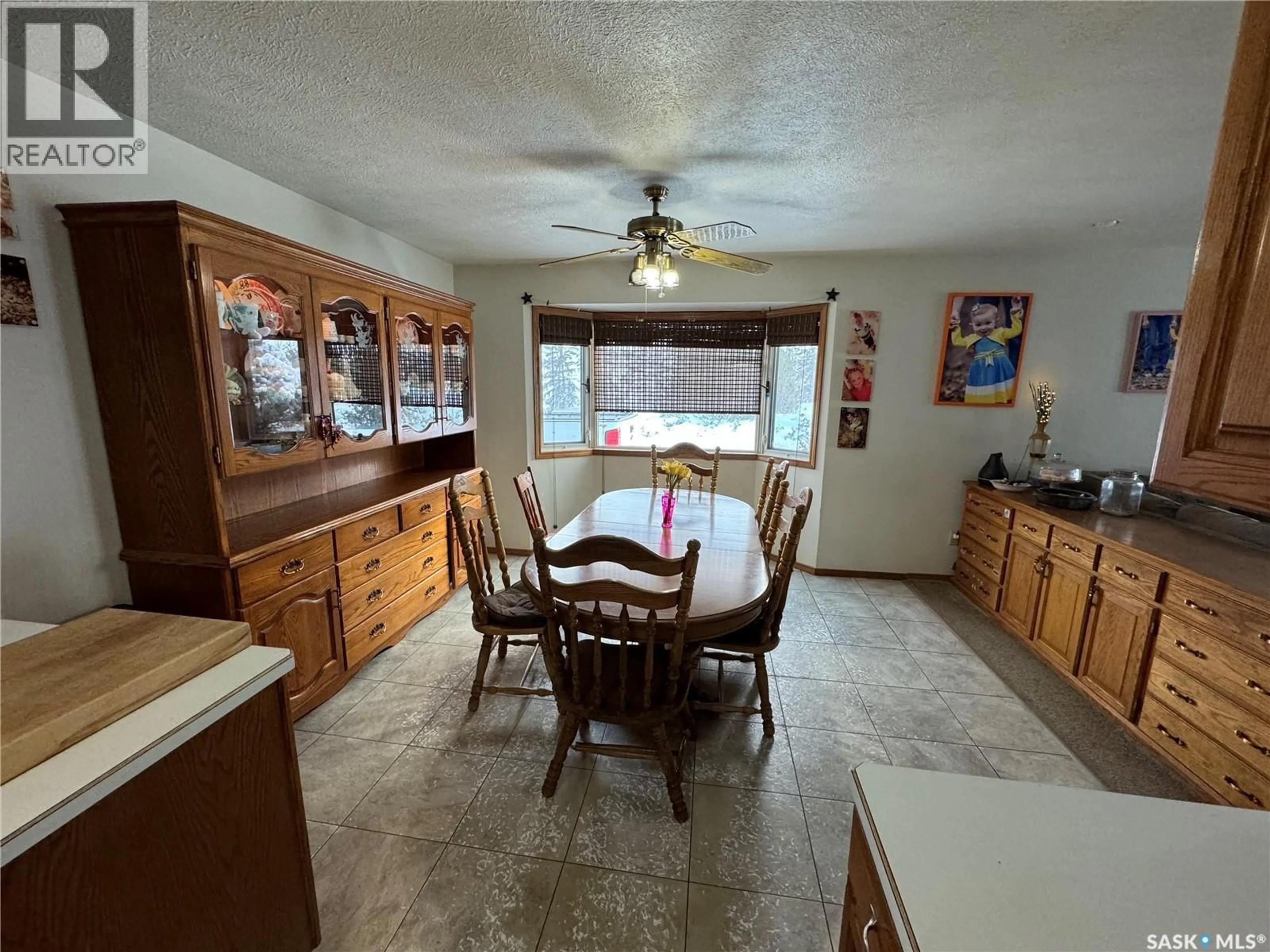 Dining room, ceramic/tile floor for ACREAGE, Lomond Rm No. 37 Saskatchewan S4H2K7
