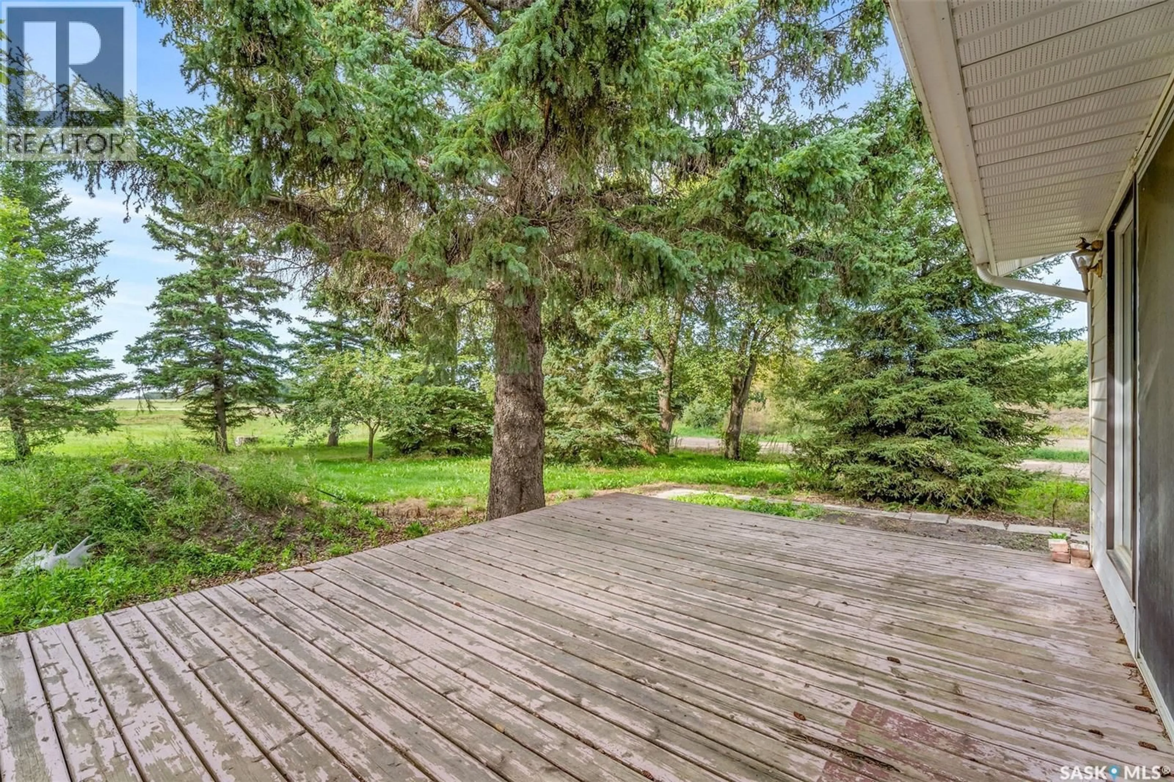 Patio, forest/trees view for RM OF SPALDING ACREAGE, Spalding Rm No. 368 Saskatchewan S0K4C0