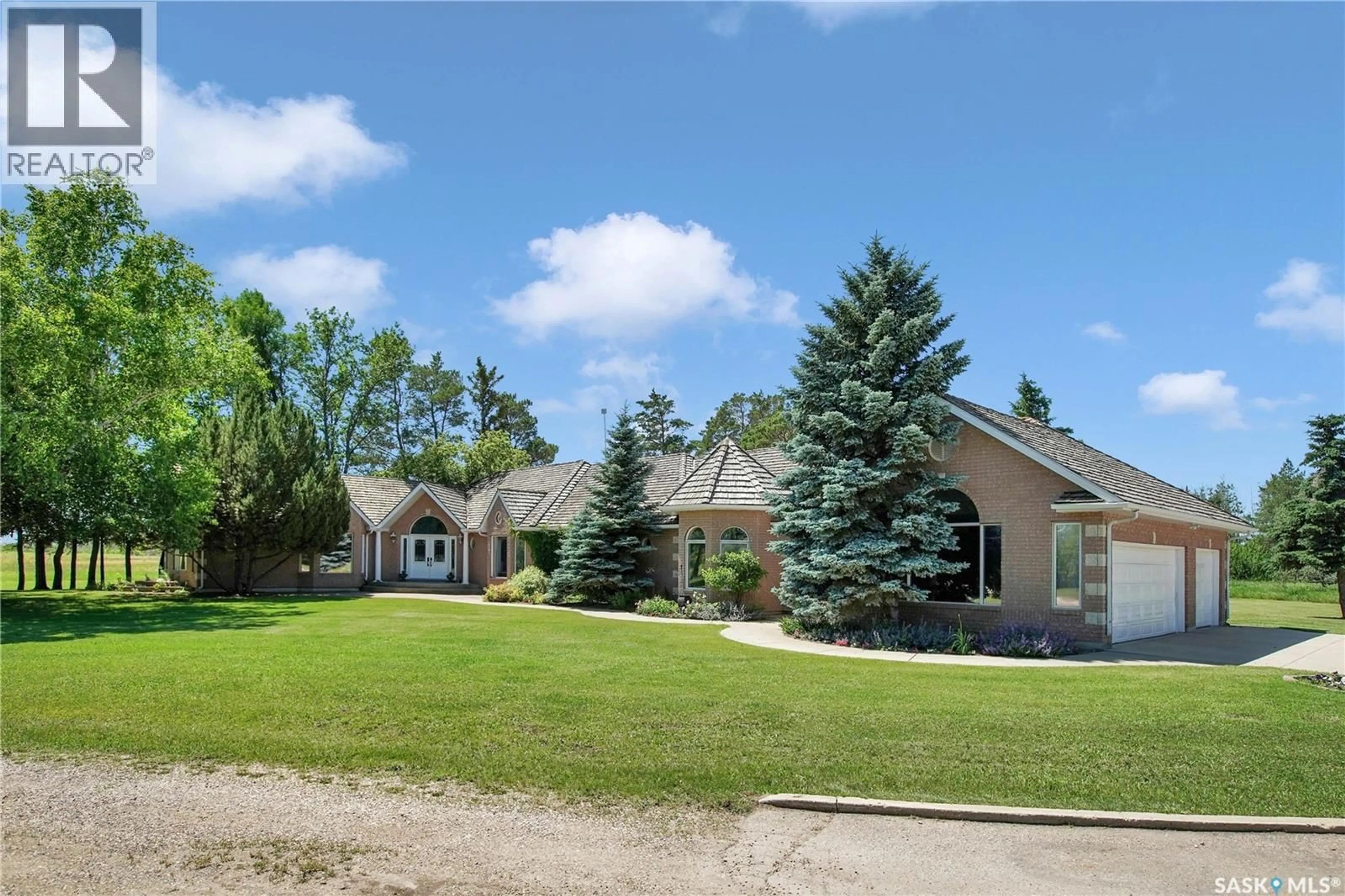 A pic from outside/outdoor area/front of a property/back of a property/a pic from drone, street for MAPLE HEDGE HISTORICAL HOME SITE, Corman Park Rm No. 344 Saskatchewan S7K3J5