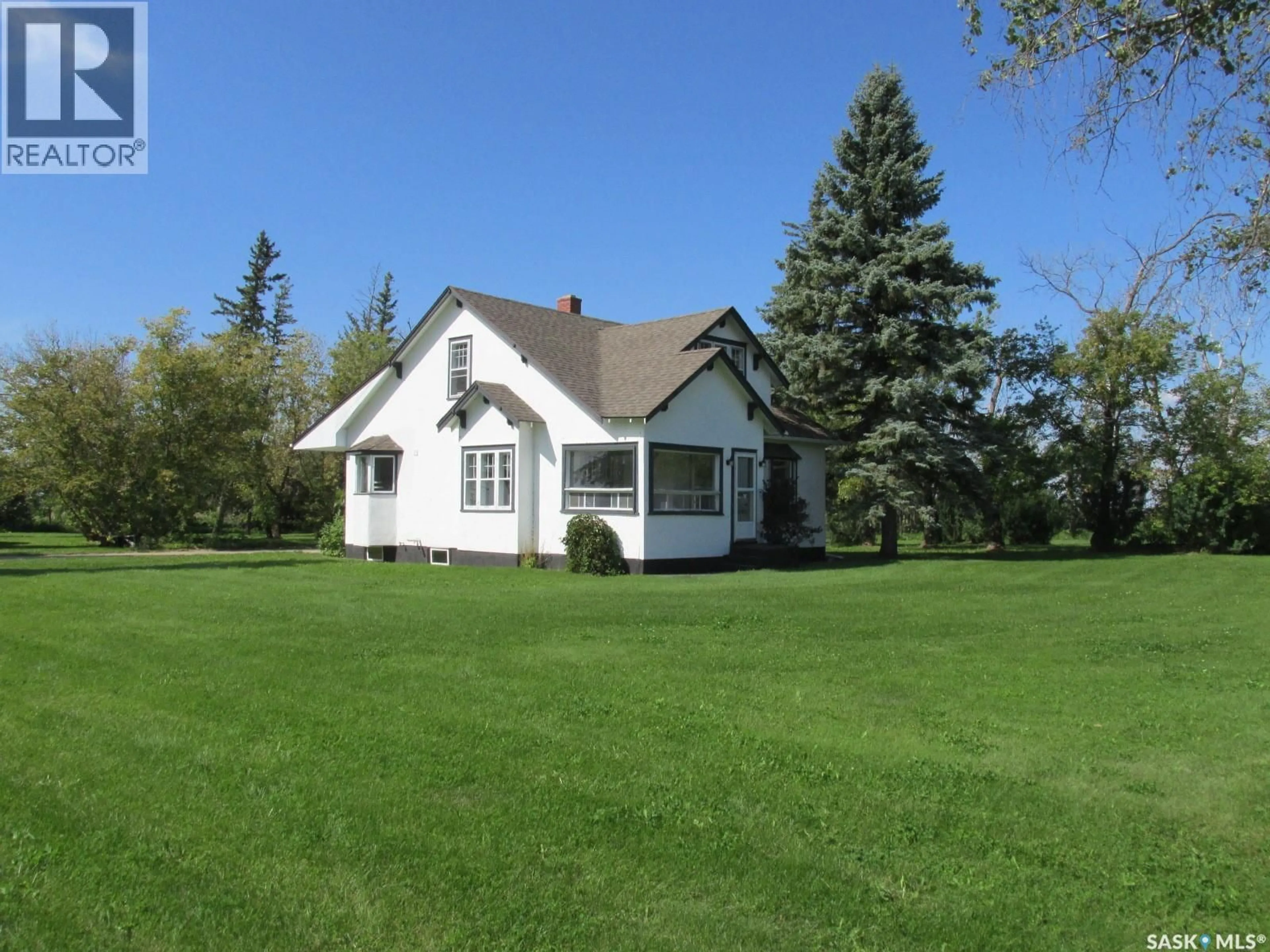 A pic from outside/outdoor area/front of a property/back of a property/a pic from drone, street for WALCER ACREAGE, Nipawin Rm No. 487 Saskatchewan S0E1E0