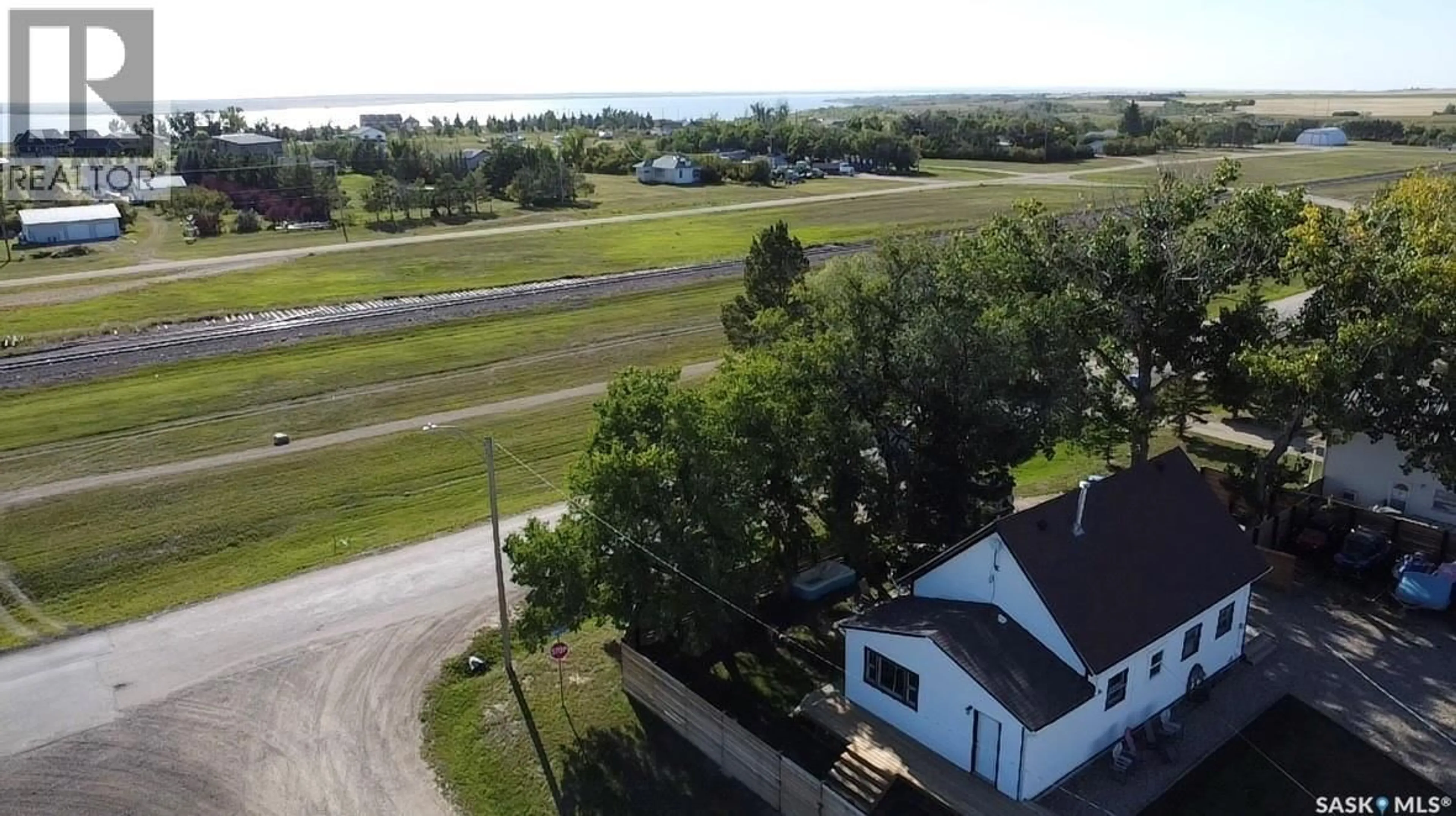 A pic from outside/outdoor area/front of a property/back of a property/a pic from drone, water/lake/river/ocean view for 780 RAILWAY AVENUE, Elbow Saskatchewan S0H1J0