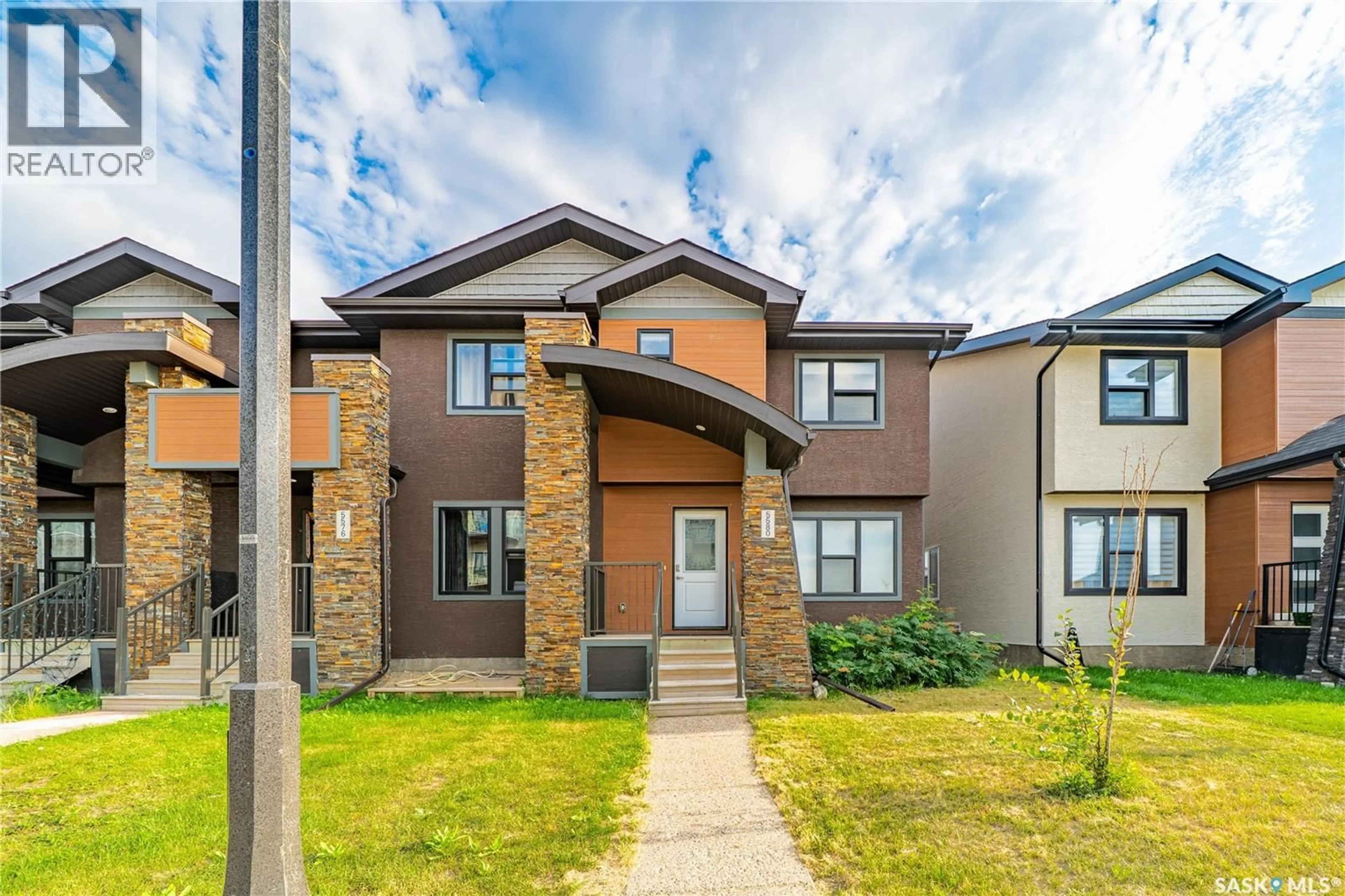Home with brick exterior material, street for 5580 MCKENNA ROAD, Regina Saskatchewan S4W0N6