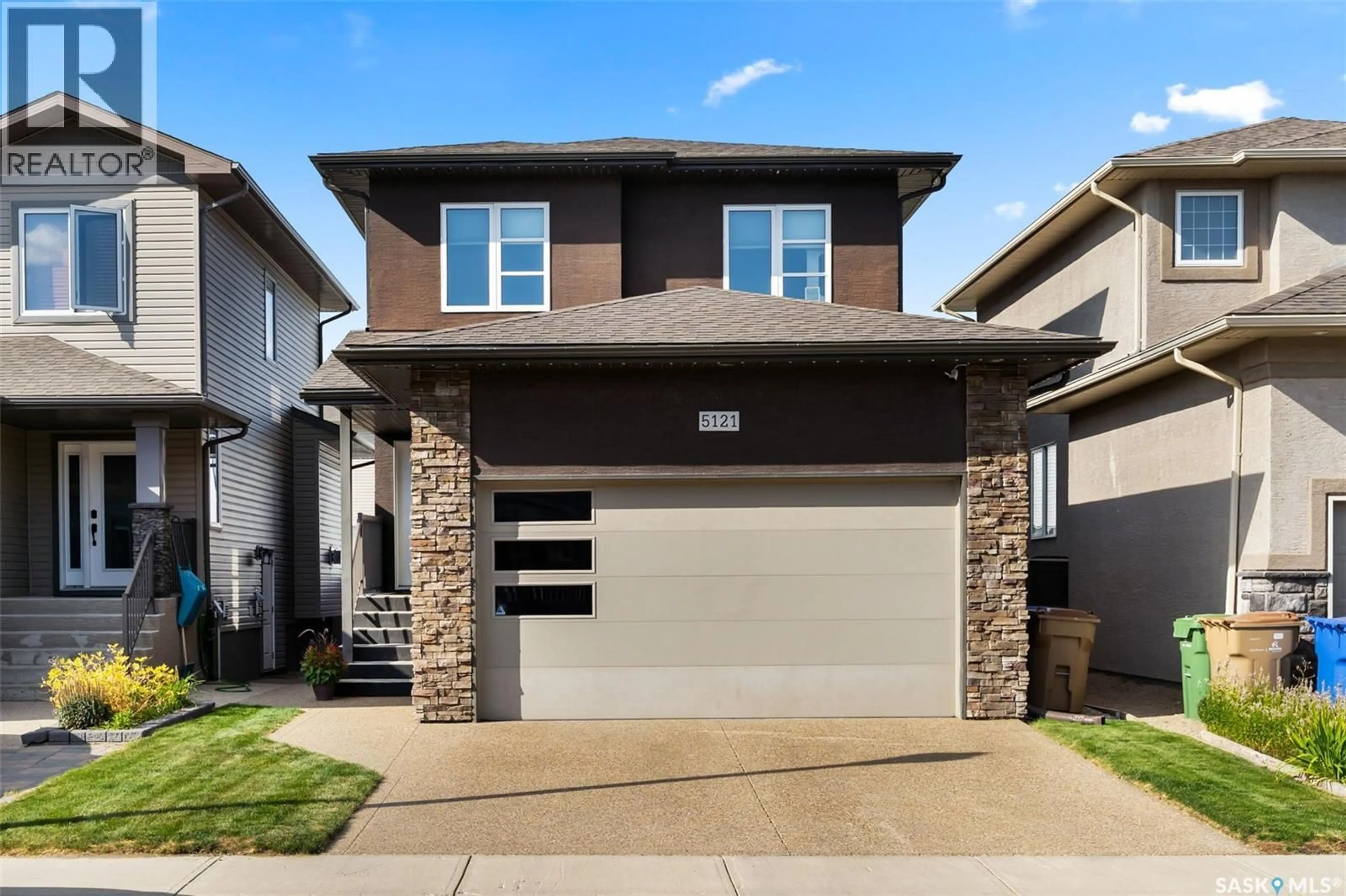 Home with brick exterior material, street for 5121 AERIAL CRESCENT, Regina Saskatchewan S4W0C8