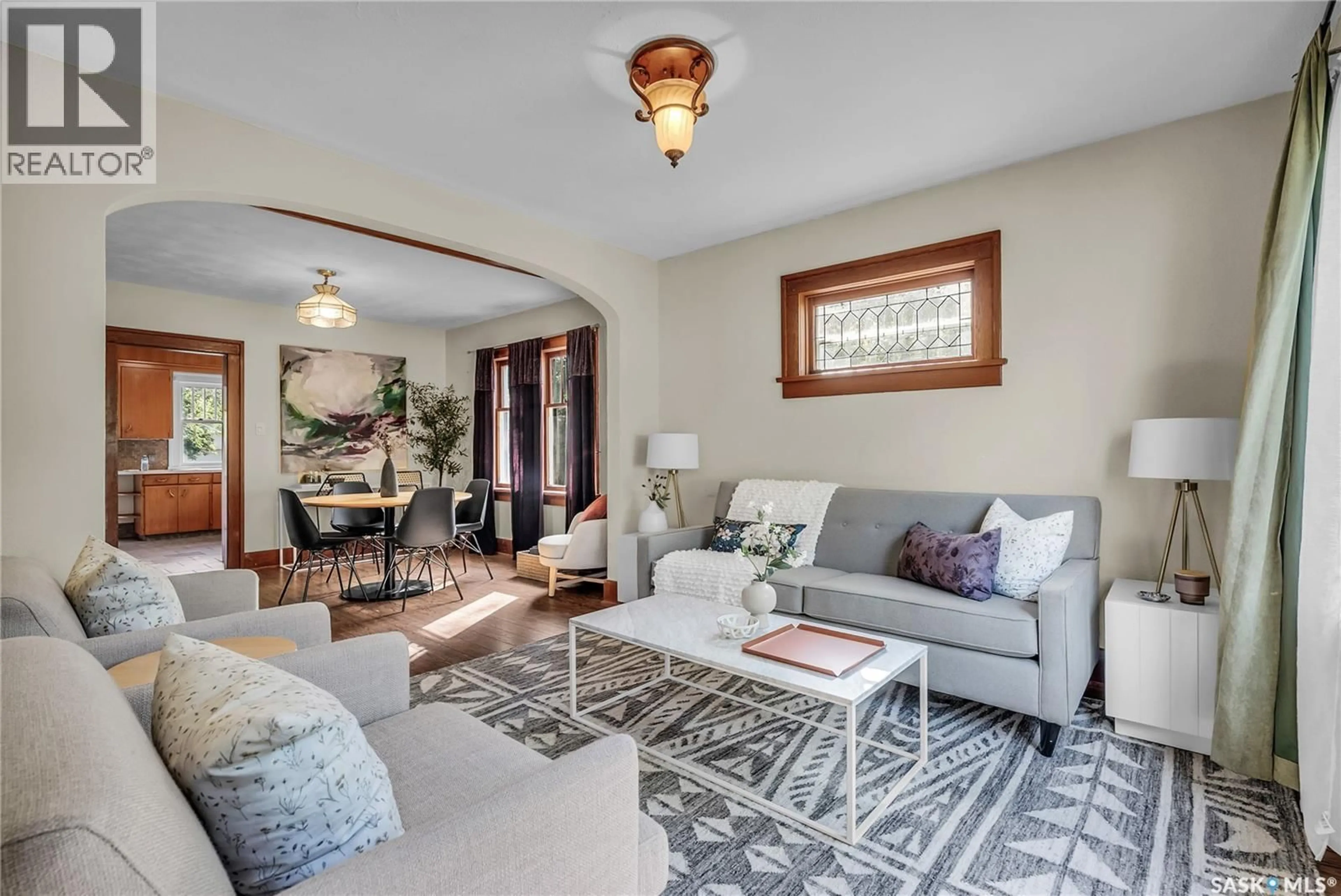 Living room with furniture, unknown for 511 29TH STREET, Saskatoon Saskatchewan S7L0M6