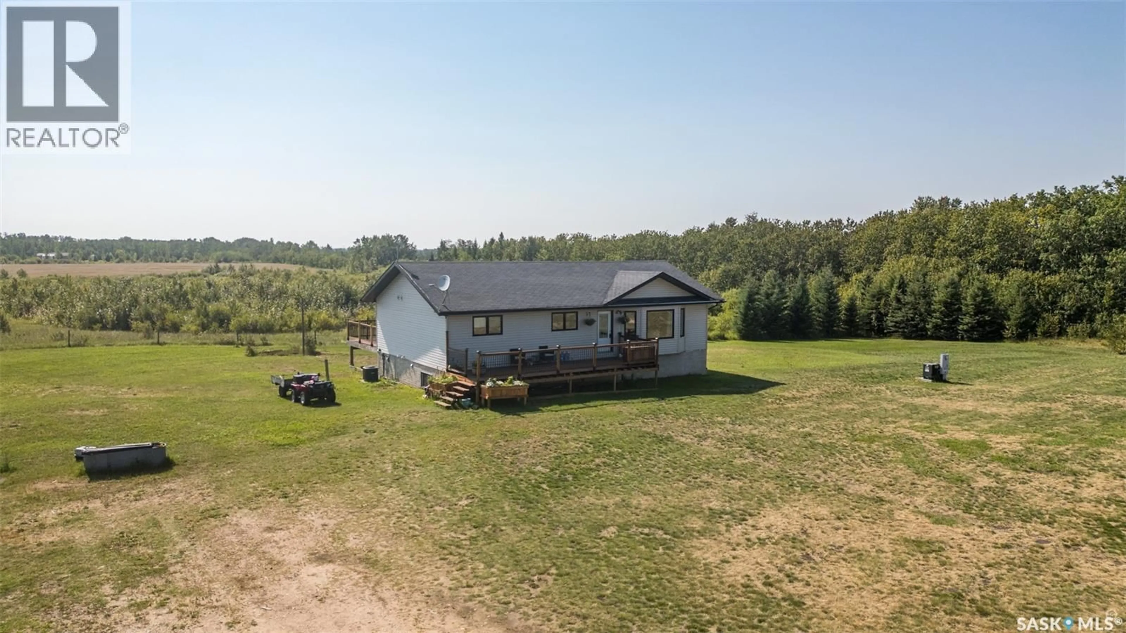 A pic from outside/outdoor area/front of a property/back of a property/a pic from drone, unknown for BUCKLAND ACREAGE, Buckland Rm No. 491 Saskatchewan S0J2N0