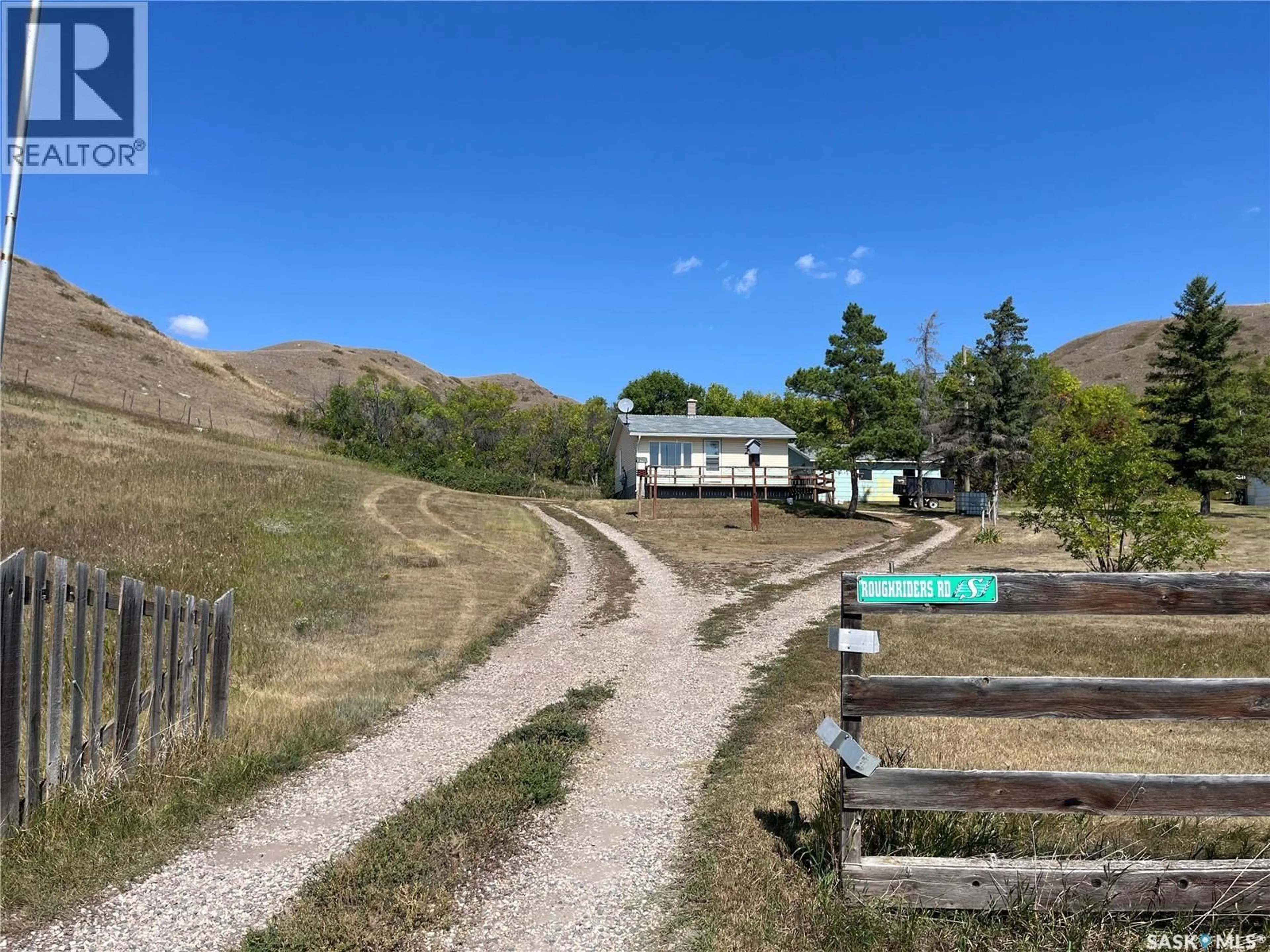 A pic from outside/outdoor area/front of a property/back of a property/a pic from drone, mountain view for 63 HIGHWAY 56, North Qu'Appelle Rm No. 187 Saskatchewan S0G1S0