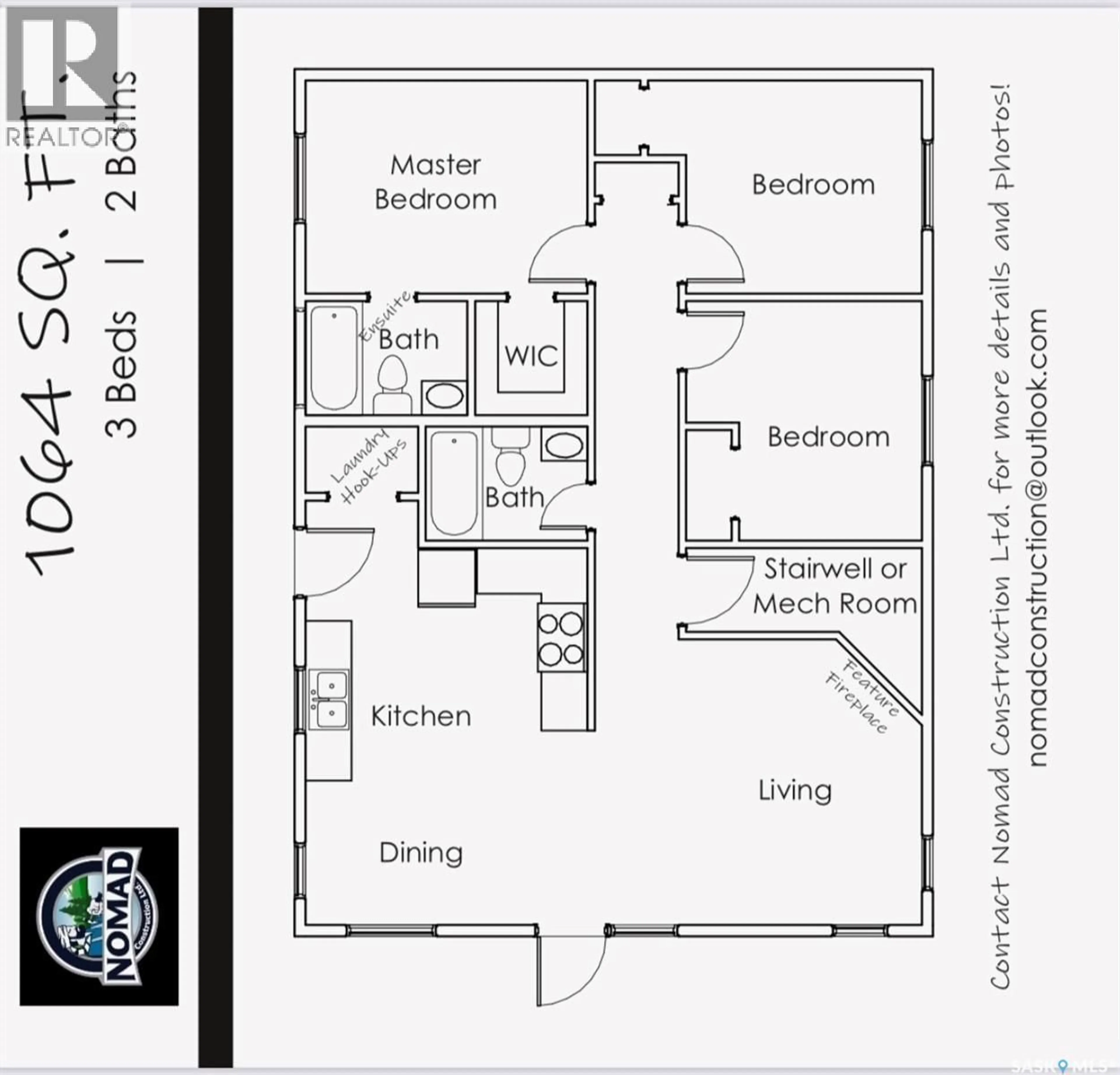 Floor plan for Meeting LAKE COTTAGE HOME, Meeting Lake Saskatchewan S0M2L0