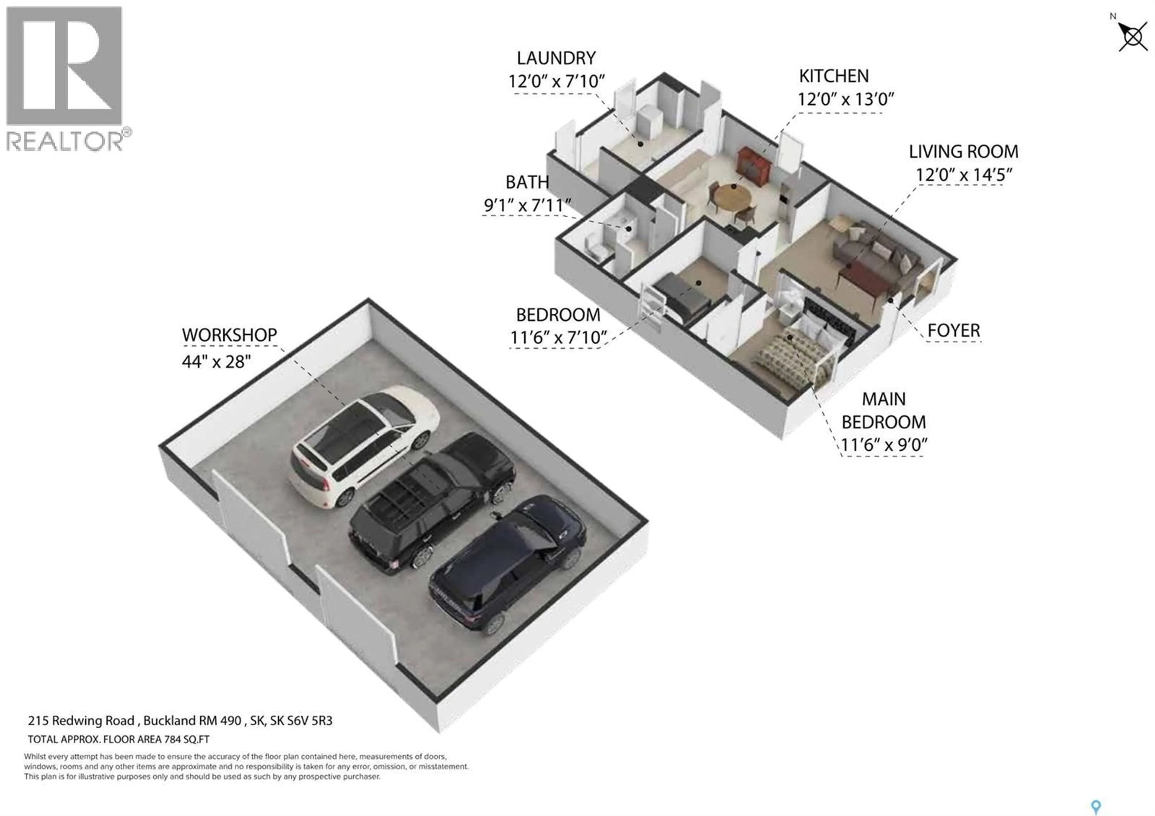 Floor plan for 215 REDWING ROAD, Buckland Rm No. 491 Saskatchewan S6V5R3