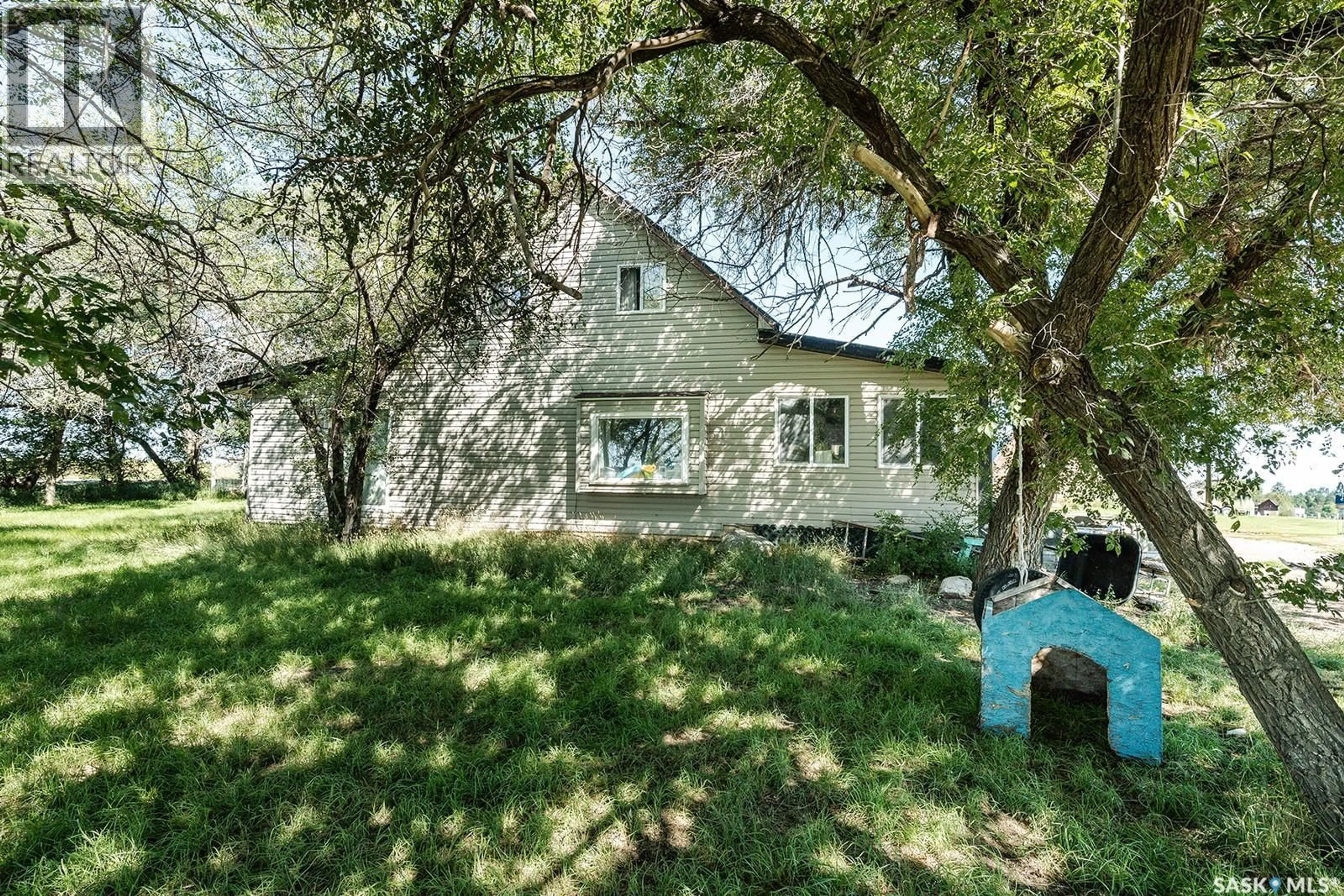 A pic from outside/outdoor area/front of a property/back of a property/a pic from drone, street for WAYCOTT ACREAGE, Vanscoy Rm No. 345 Saskatchewan S0K0J0
