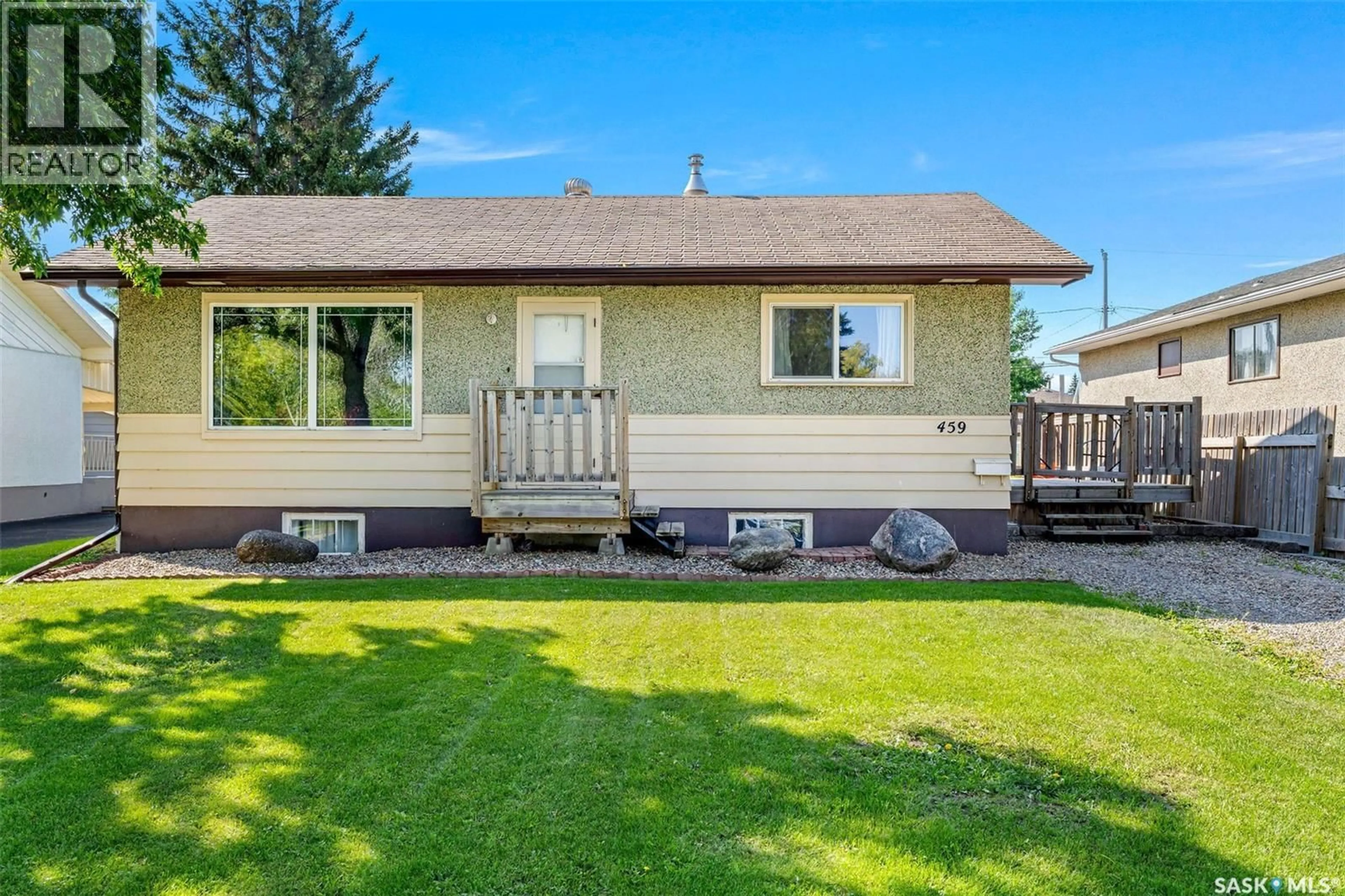 Home with vinyl exterior material, street for 459 25TH STREET, Prince Albert Saskatchewan S6V1T3