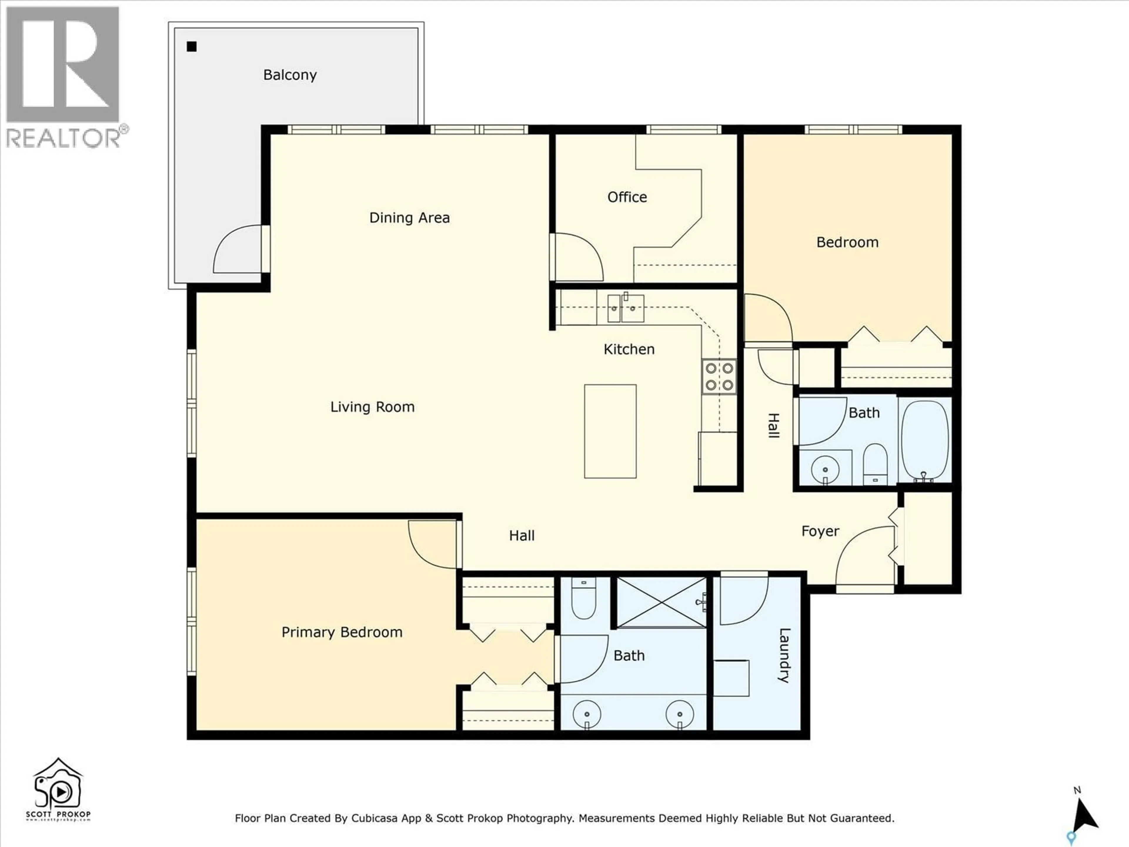 Floor plan for 203 - 2730 MAIN STREET, Saskatoon Saskatchewan S7H0M3