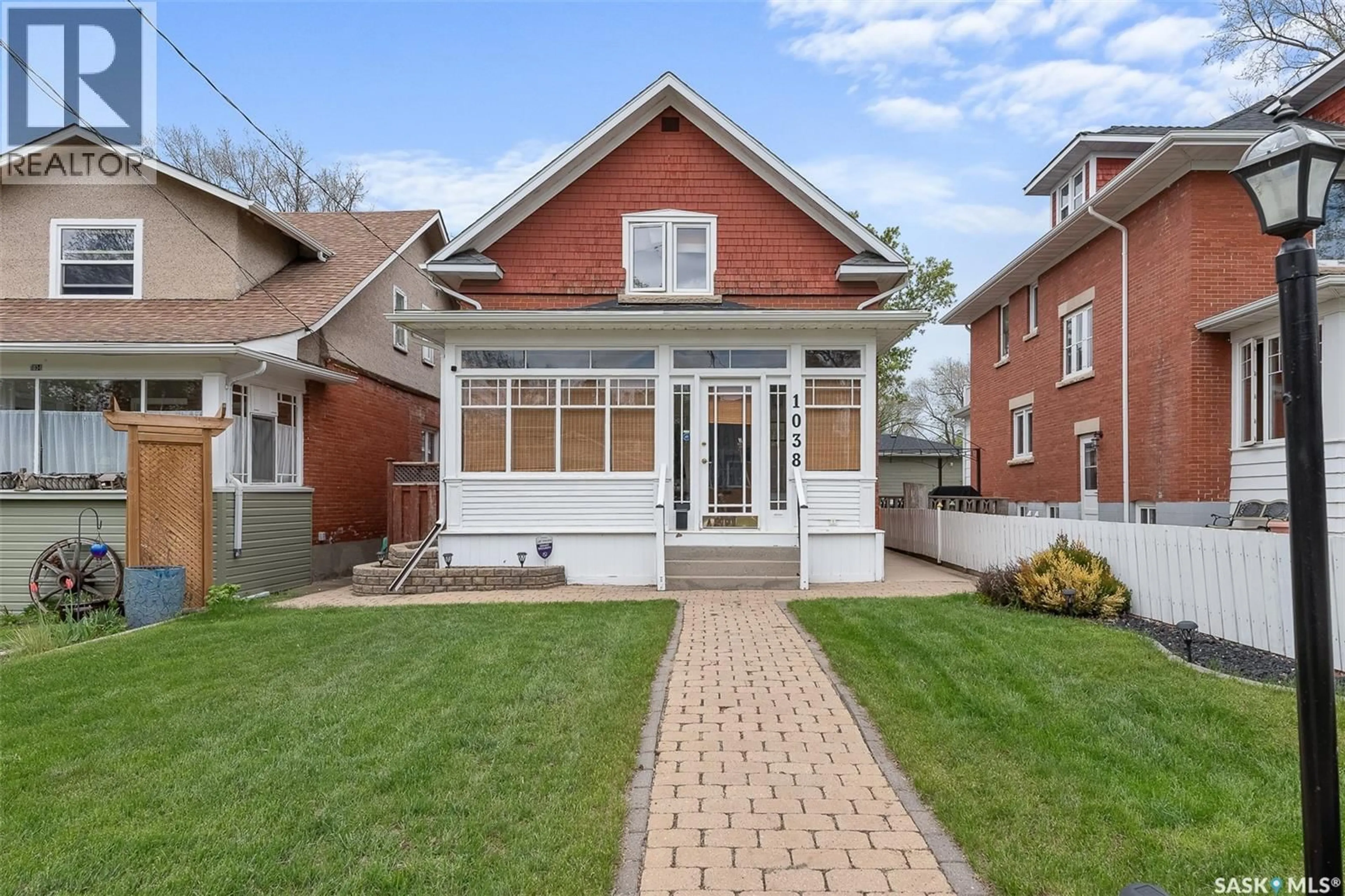 Home with brick exterior material, street for 1038 CHESTNUT AVENUE, Moose Jaw Saskatchewan S6H1A6