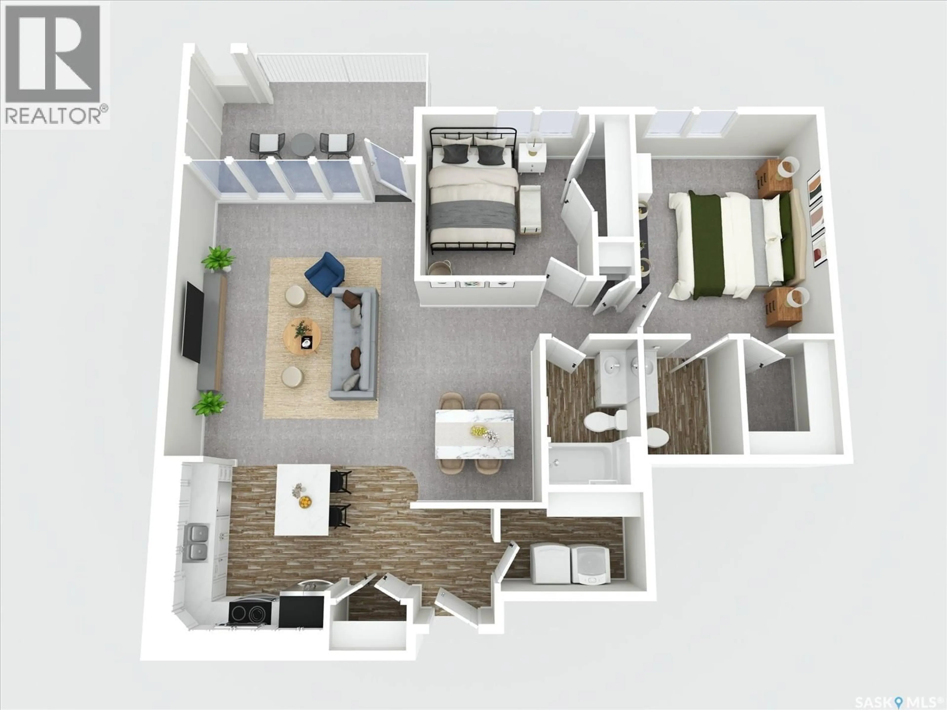 Floor plan for 307 318 108TH STREET, Saskatoon Saskatchewan S7N1P8