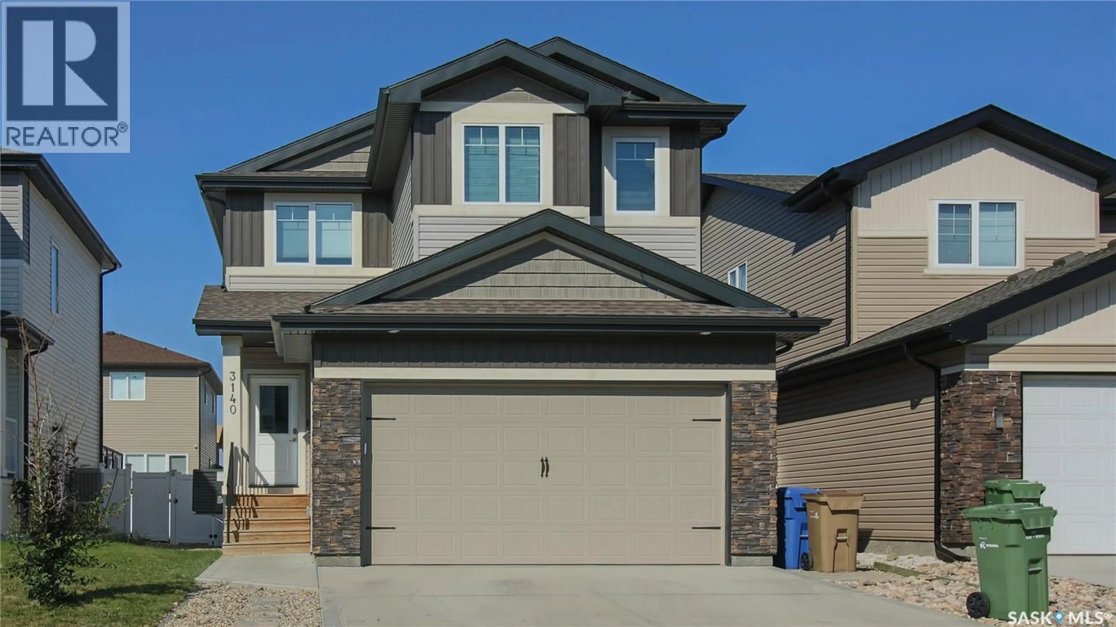 Home with vinyl exterior material, street for 3140 TROMBLEY STREET, Regina Saskatchewan S4V3R9