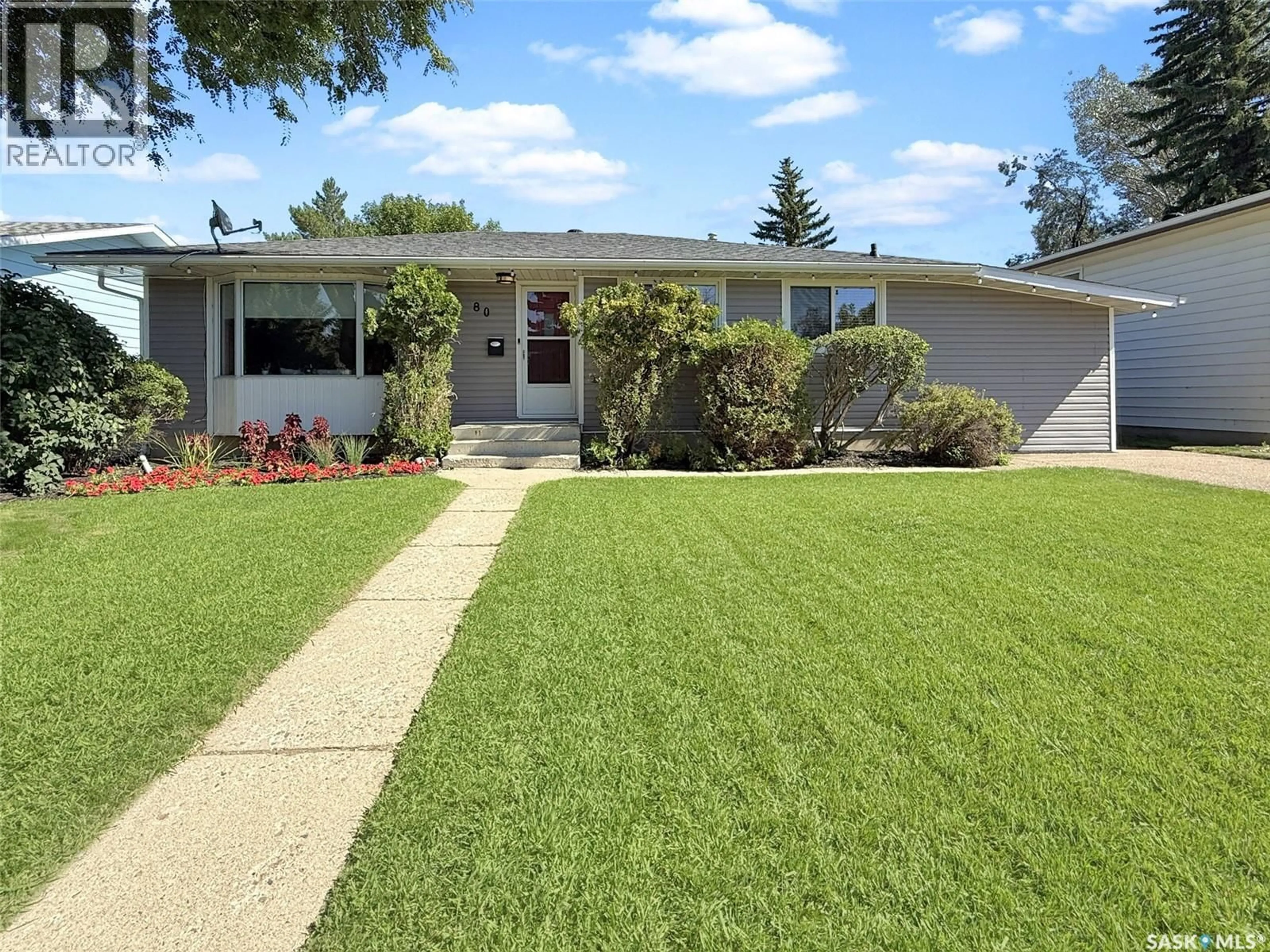 Home with vinyl exterior material, street for 80 MACDONALD CRESCENT, Swift Current Saskatchewan S9H1P4