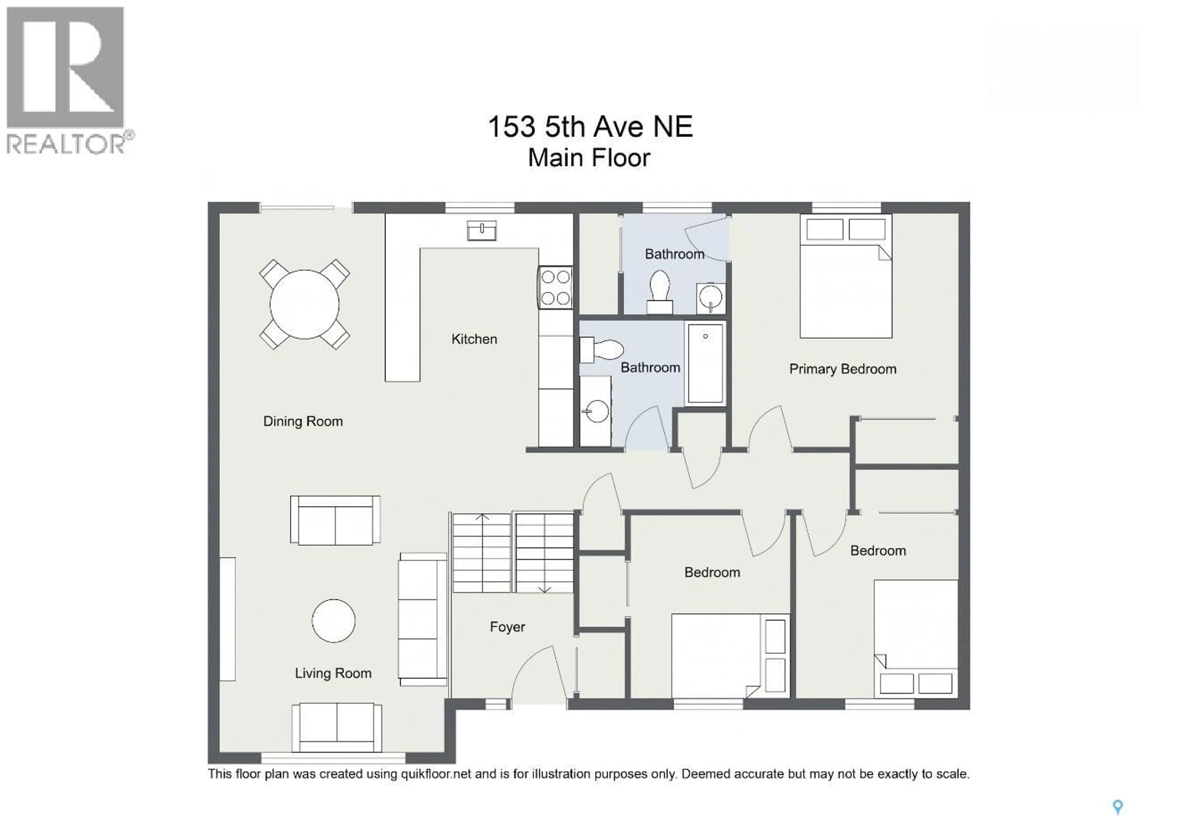Floor plan for 153 5TH AVENUE, Swift Current Saskatchewan S9H2L1
