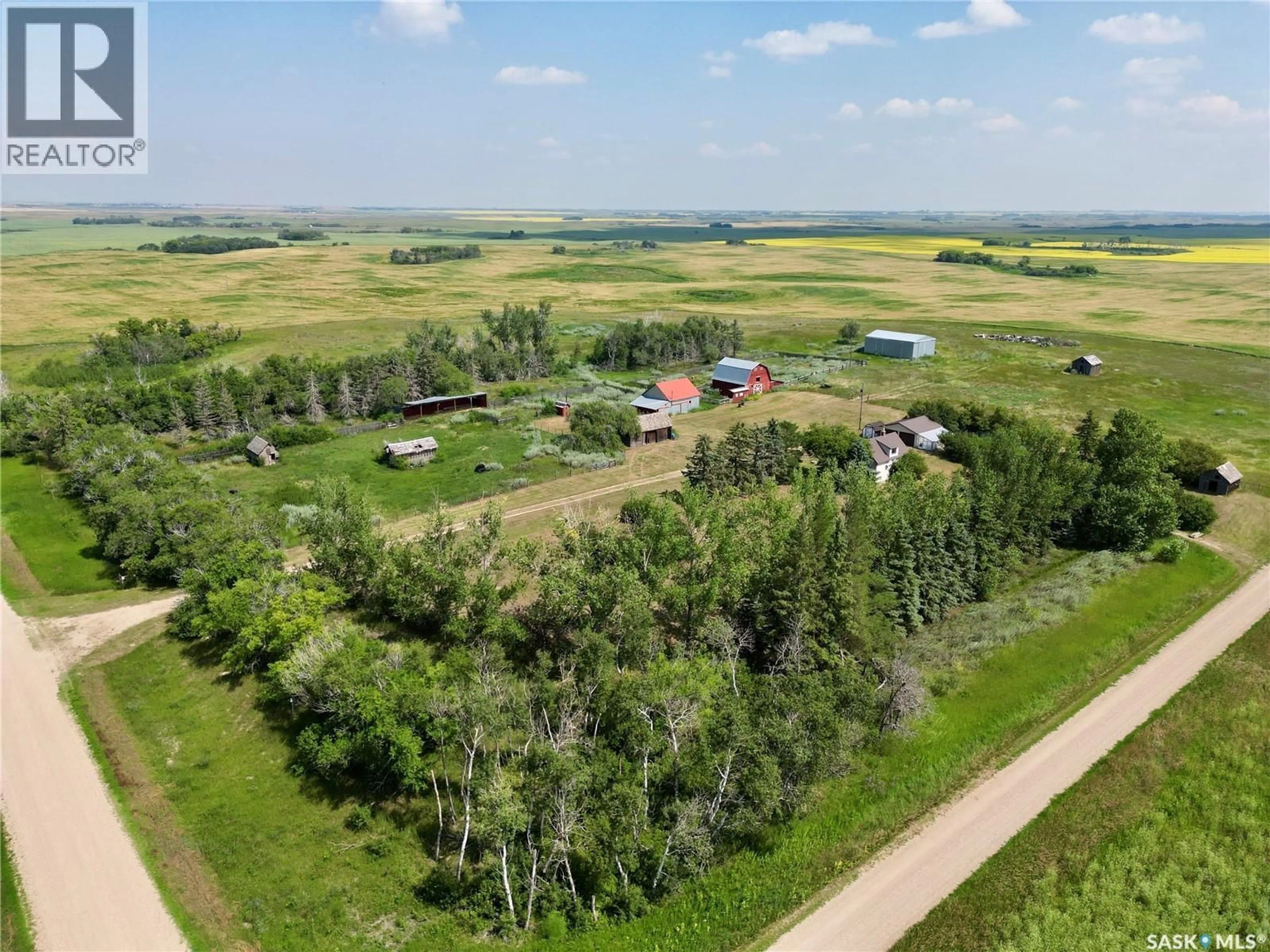 A pic from outside/outdoor area/front of a property/back of a property/a pic from drone, unknown for CROSSROADS RANCH, Longlaketon Rm No. 219 Saskatchewan S0G1J0