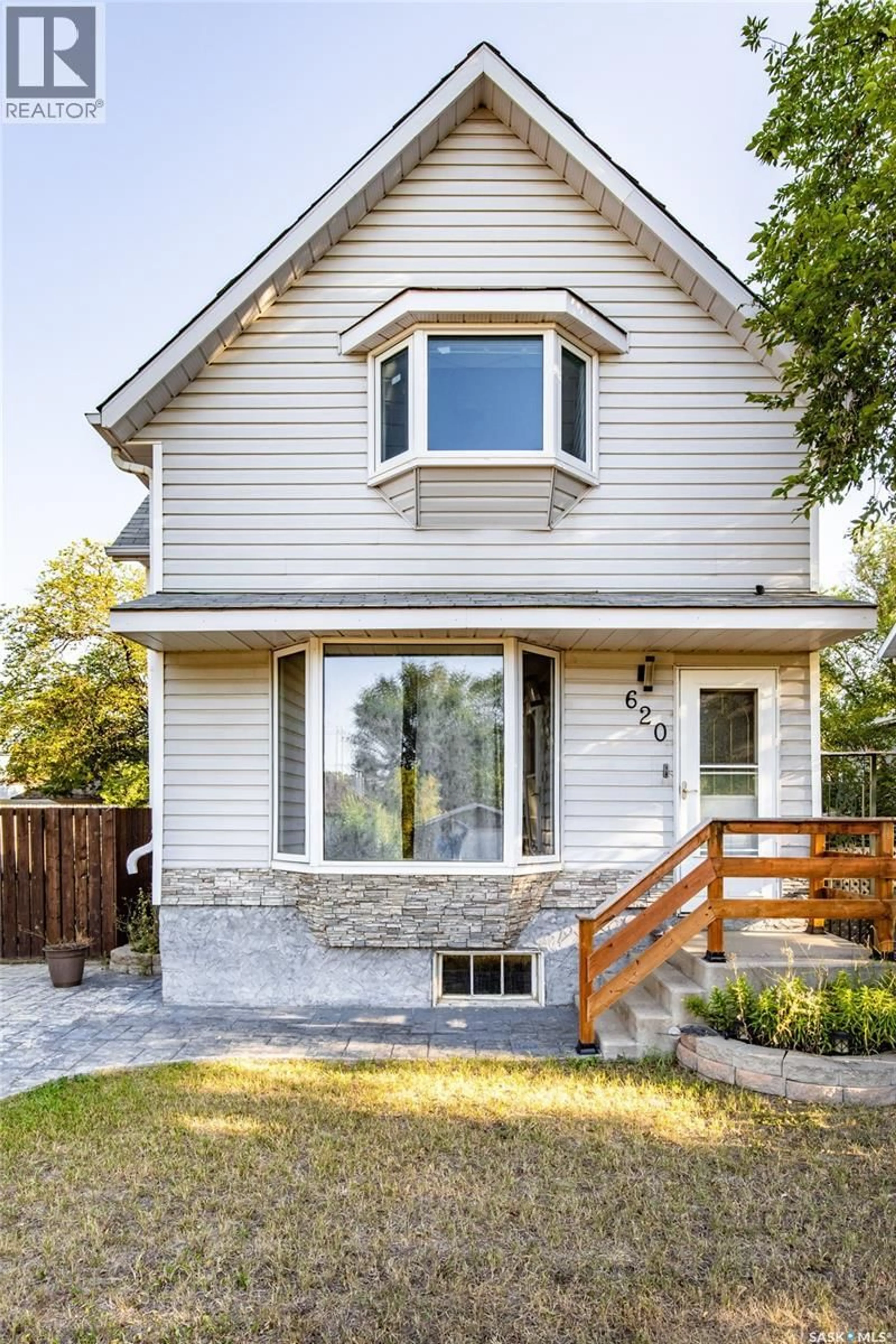 Home with brick exterior material, street for 620 OMINICA STREET, Moose Jaw Saskatchewan S6H0H5