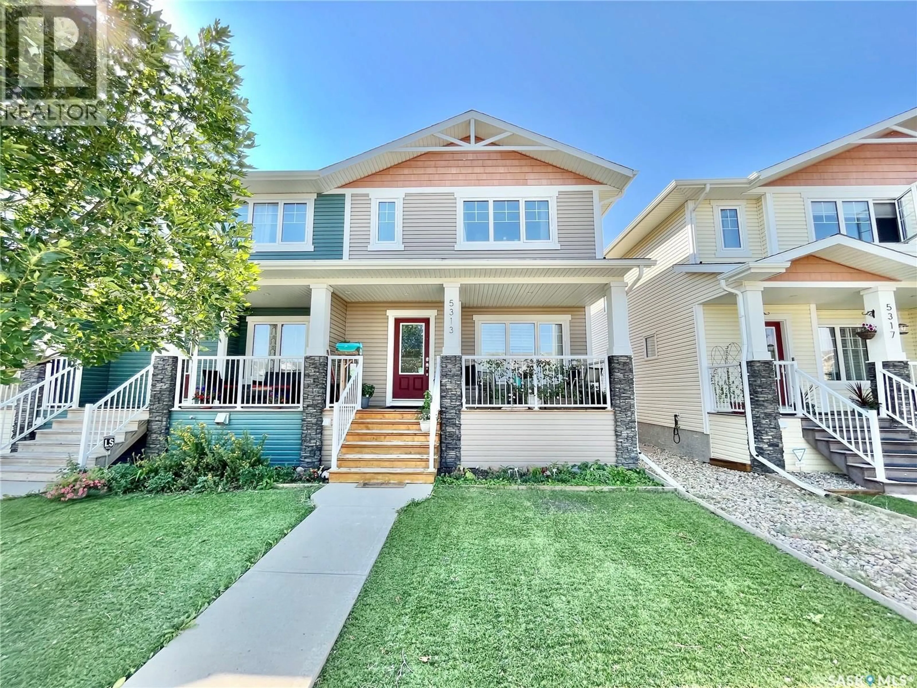 Home with vinyl exterior material, street for 5313 GORDON ROAD, Regina Saskatchewan S4W0K6