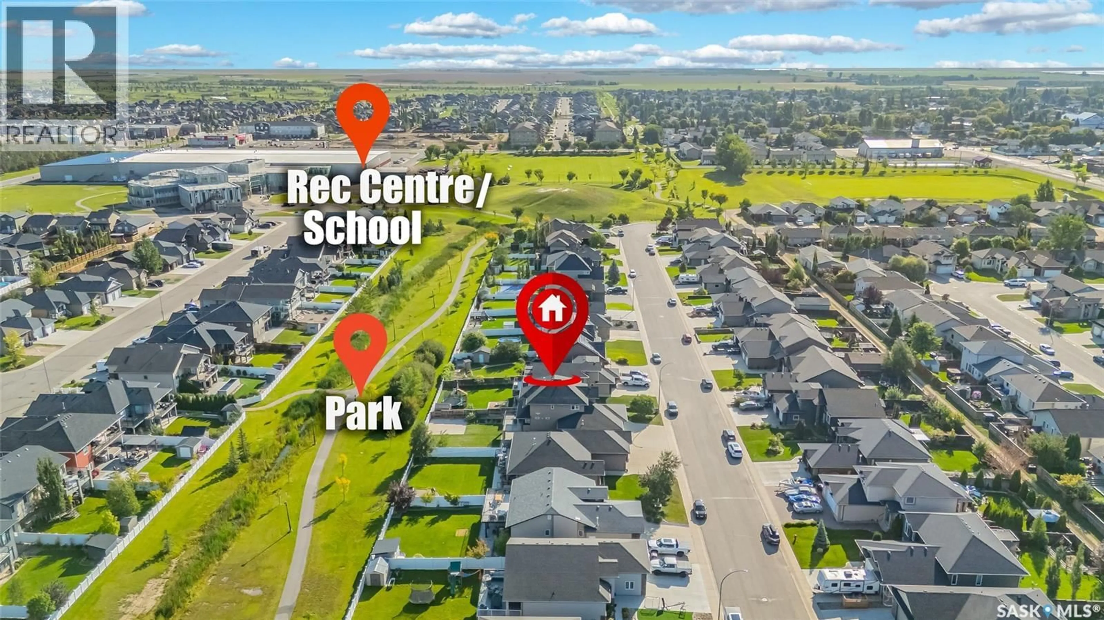 A pic from outside/outdoor area/front of a property/back of a property/a pic from drone, street for 622 THIESSEN STREET, Warman Saskatchewan S0K4S2