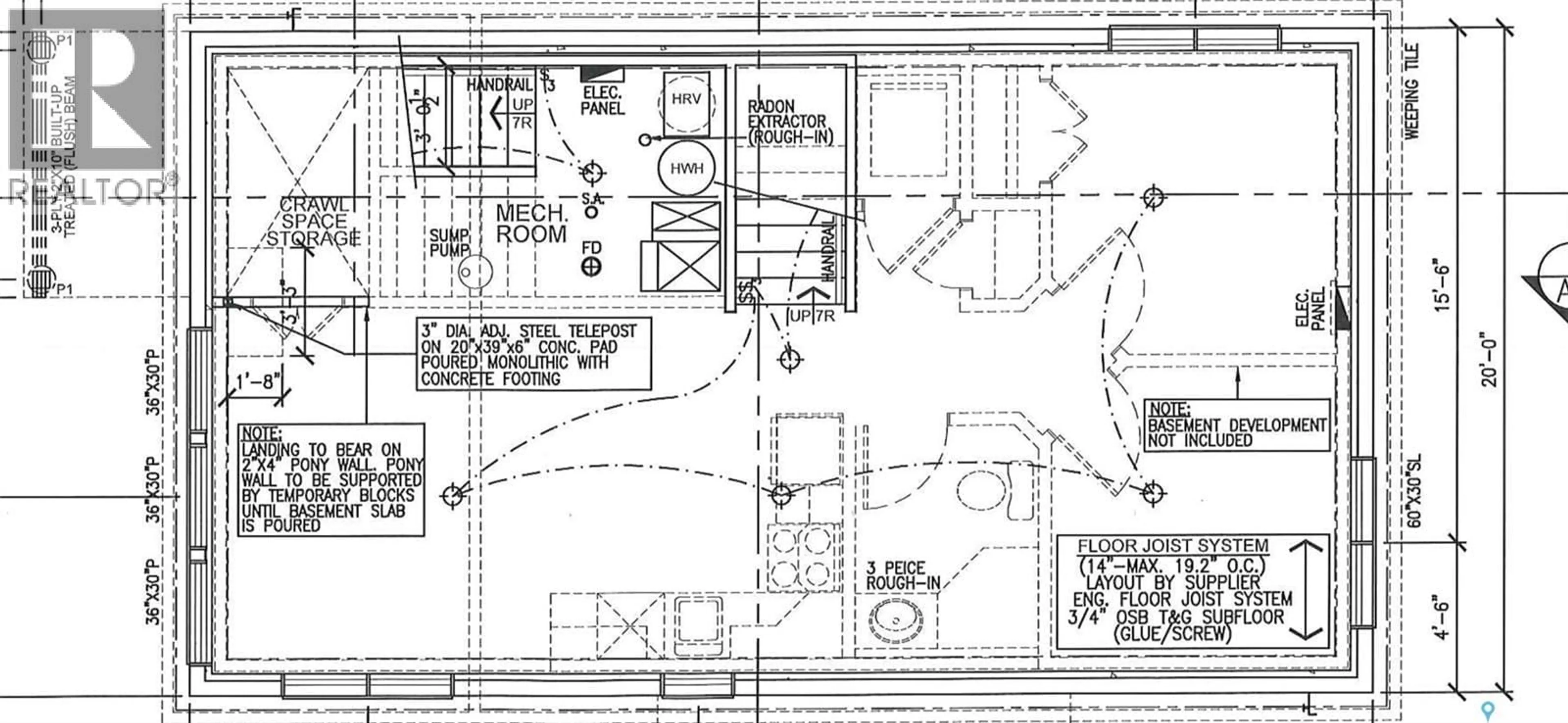 Floor plan for 562 STILLING WAY, Saskatoon Saskatchewan S7V0W5