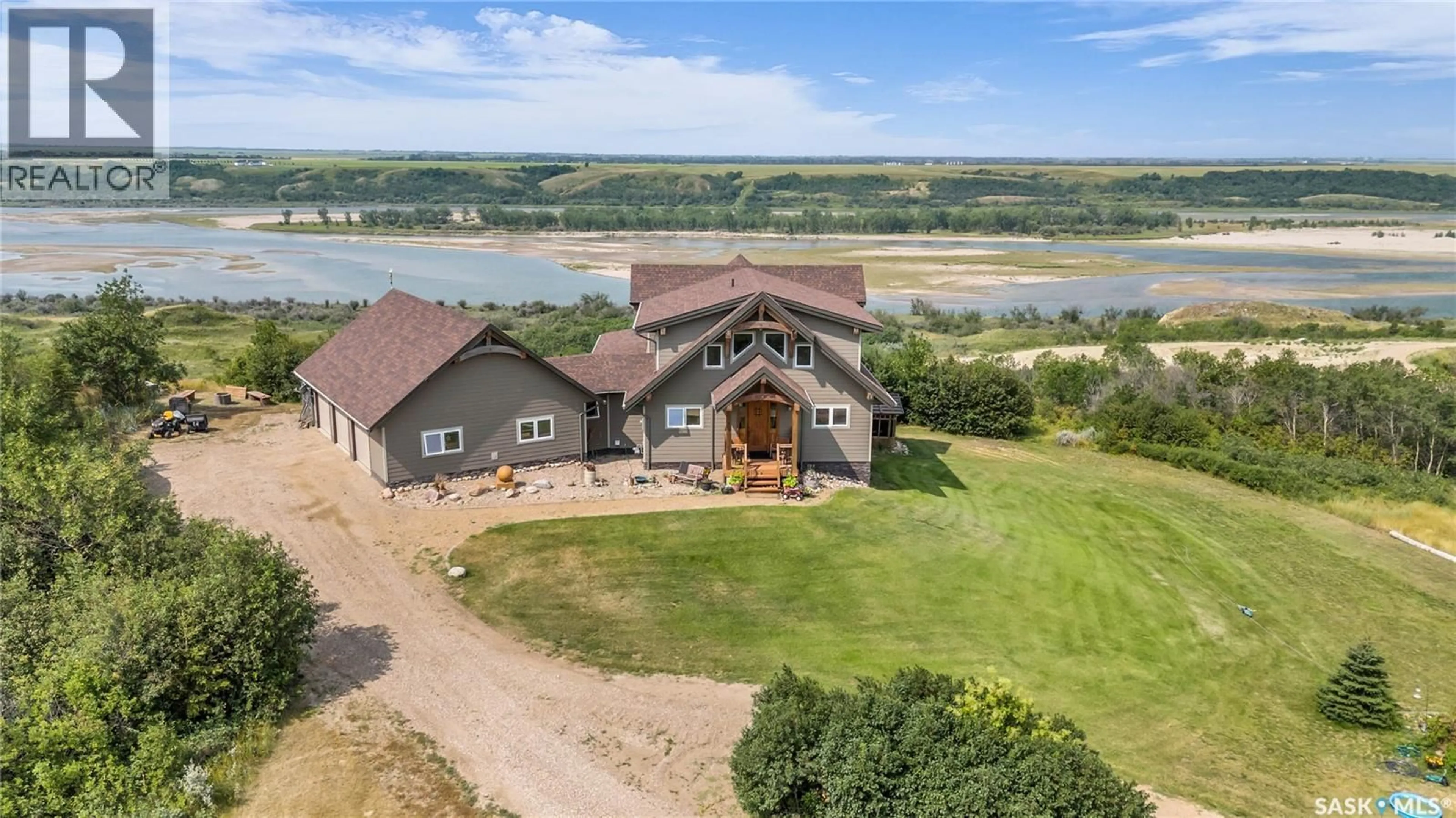 A pic from outside/outdoor area/front of a property/back of a property/a pic from drone, water/lake/river/ocean view for 166 RUDY LANE, Rudy Rm No. 284 Saskatchewan S0L2N0