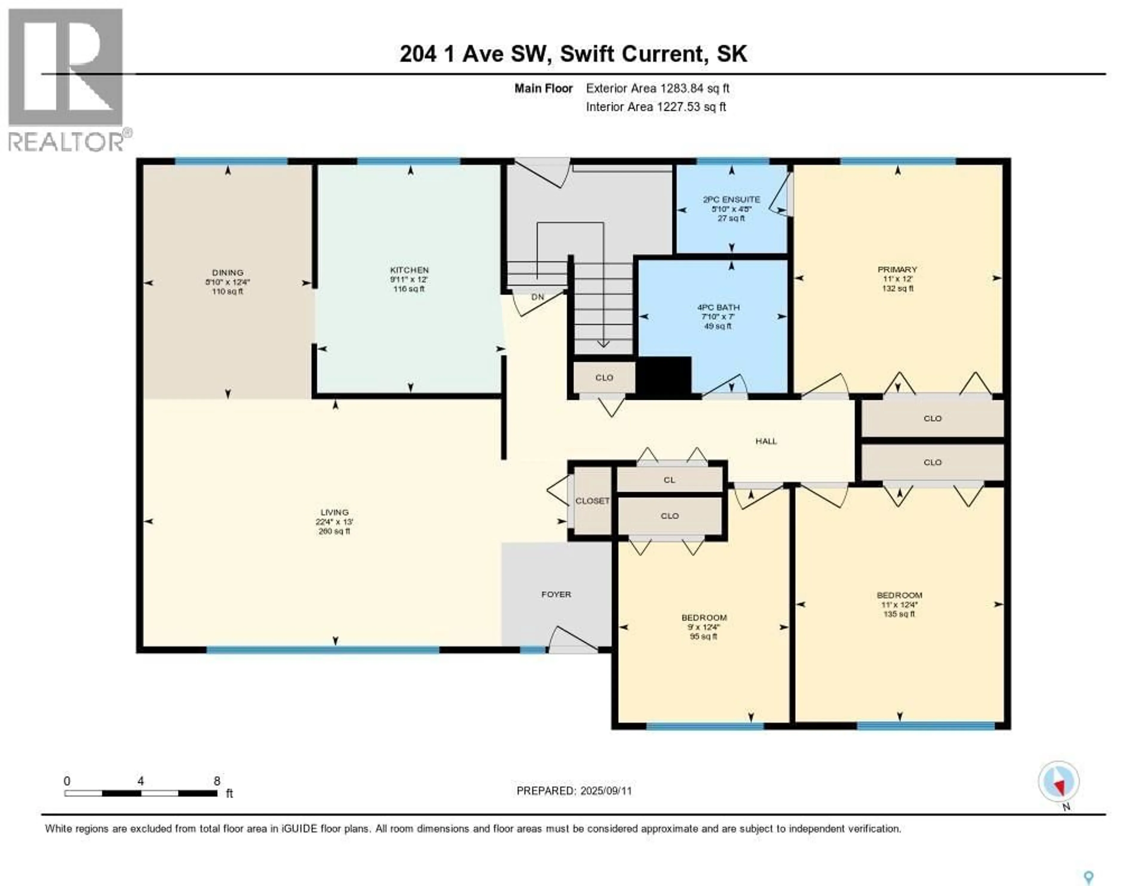 Floor plan for 204 1ST AVENUE, Swift Current Saskatchewan S9H3H3