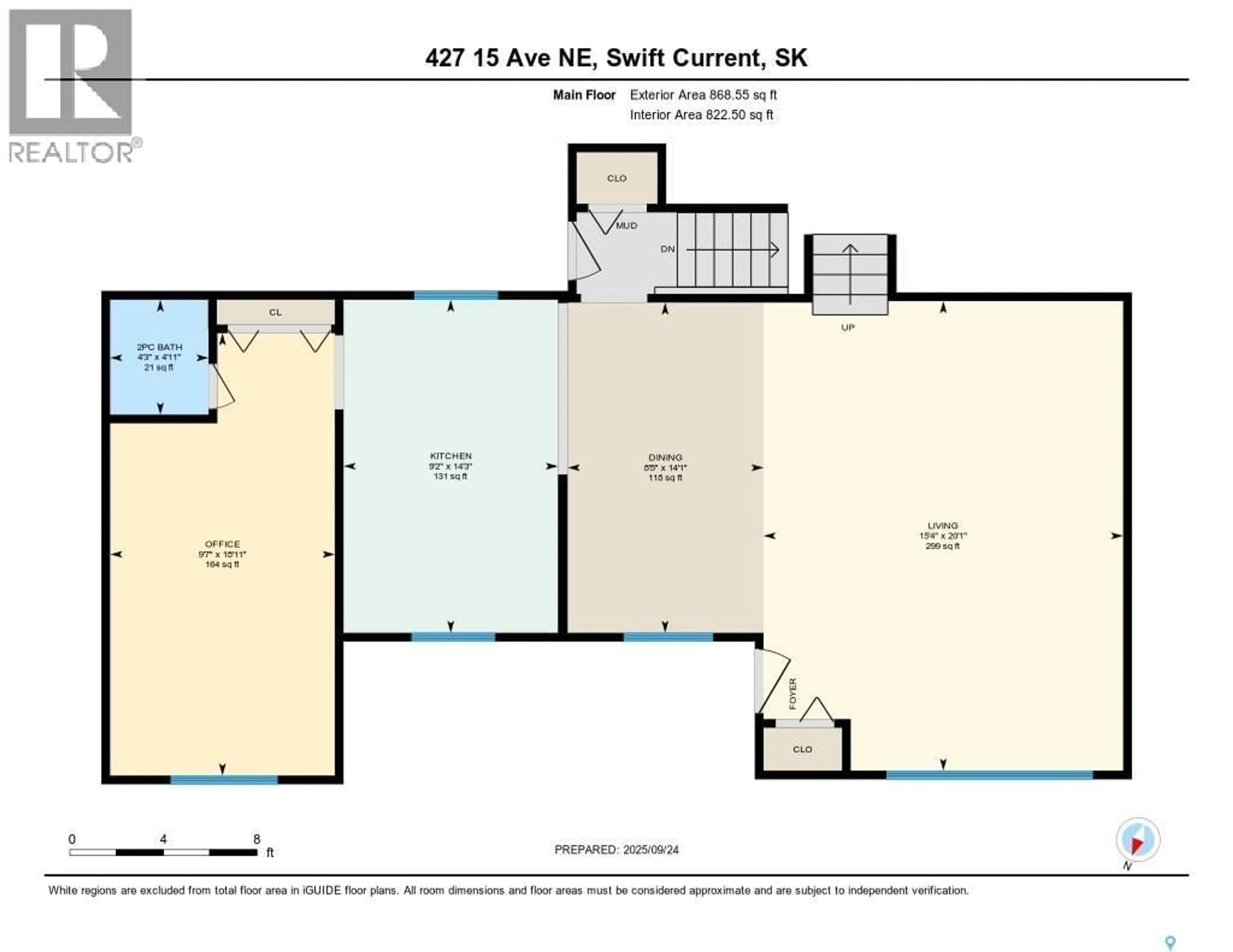 Floor plan for 427 15TH AVENUE, Swift Current Saskatchewan S9H2X5