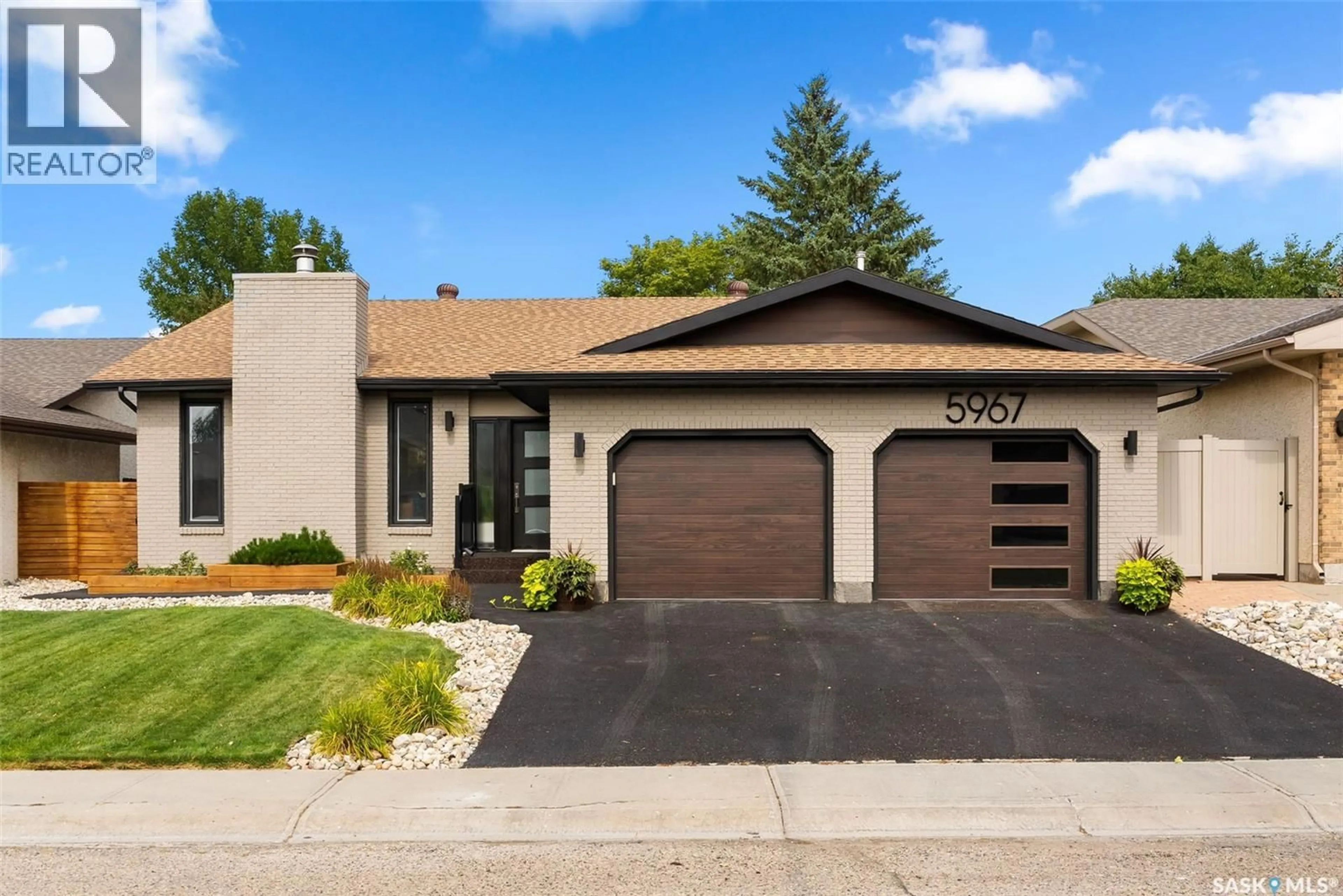 Home with brick exterior material, street for 5967 HAGUE CRESCENT, Regina Saskatchewan S4X3K6