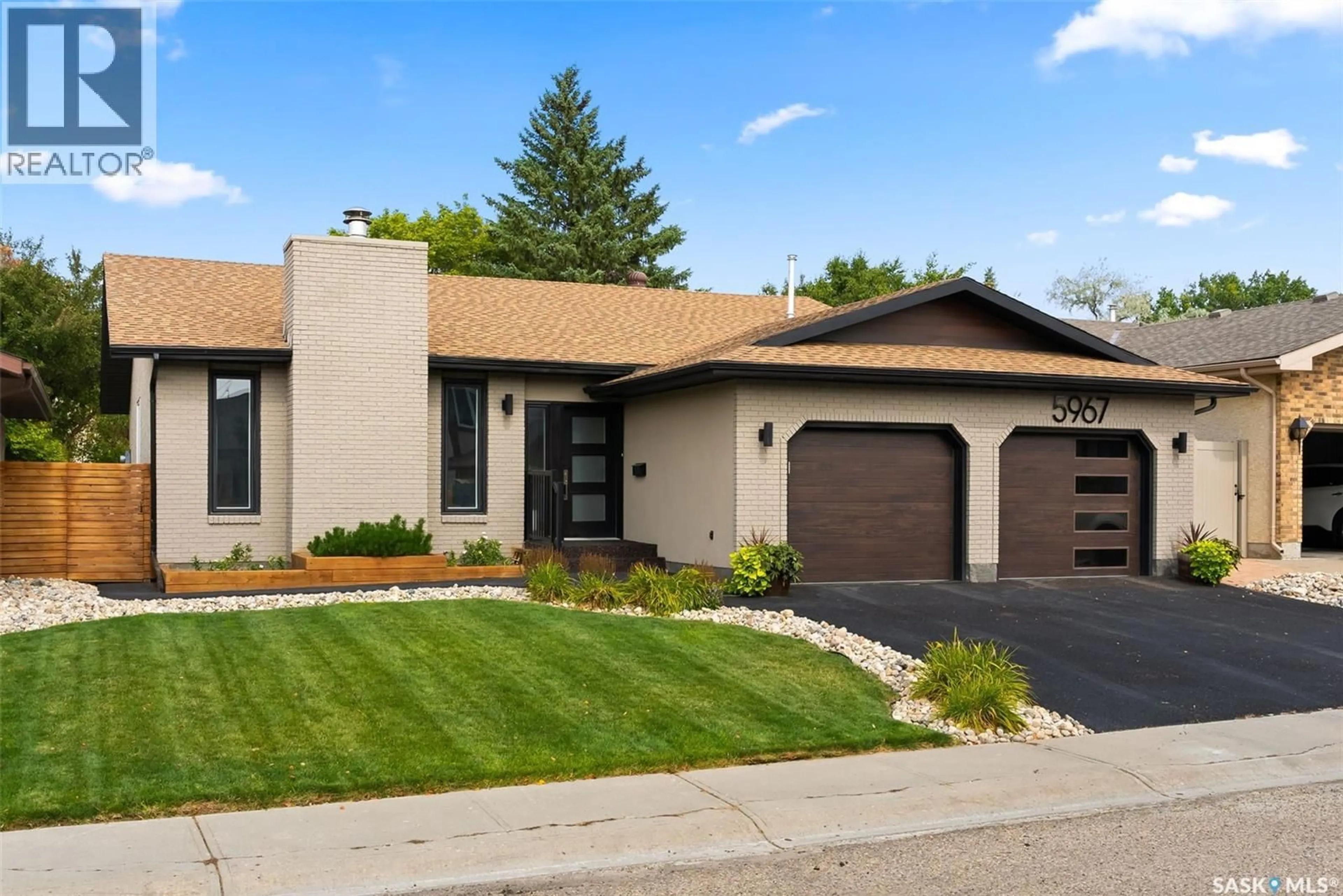 Home with brick exterior material, street for 5967 HAGUE CRESCENT, Regina Saskatchewan S4X3K6
