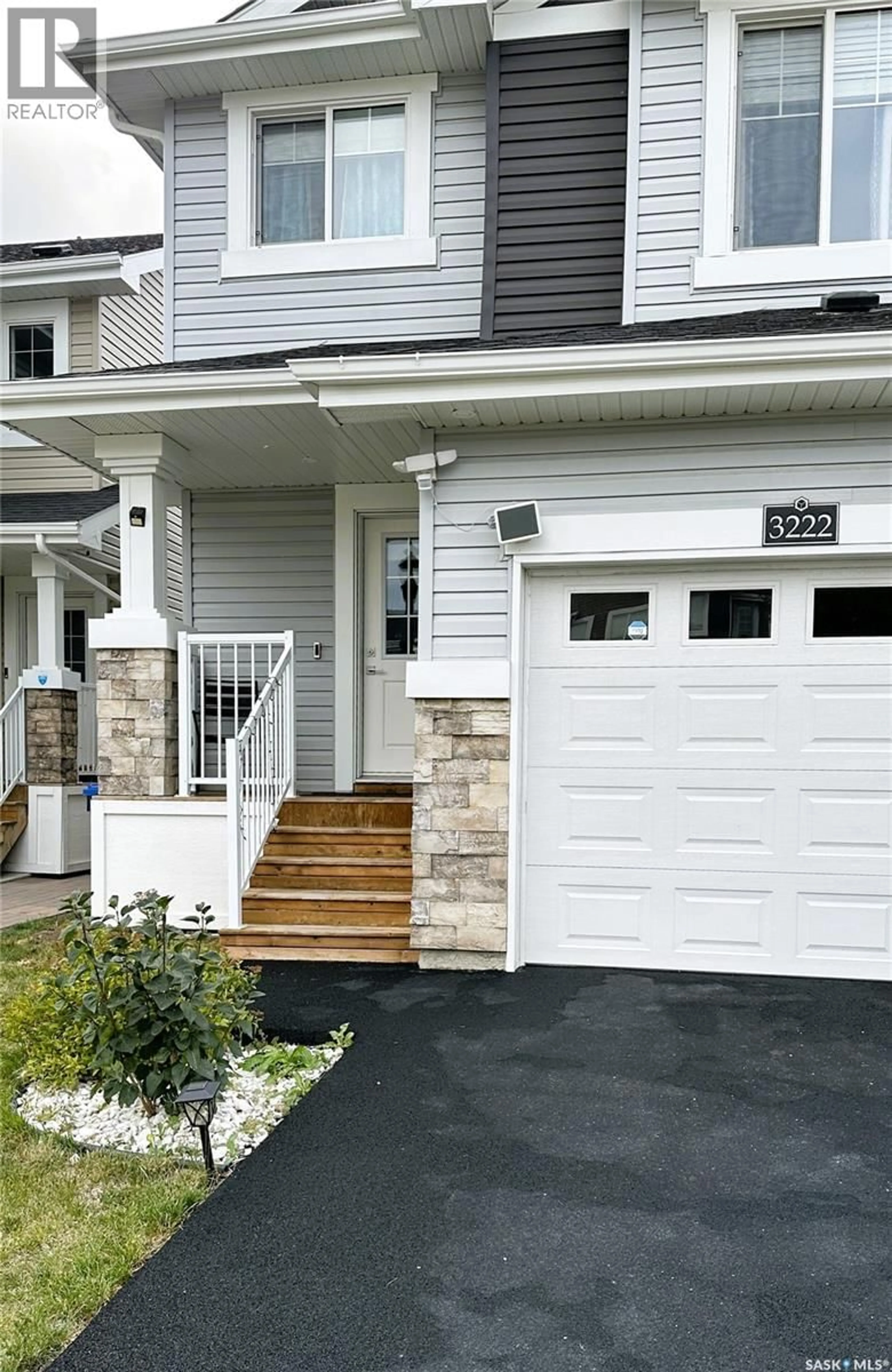 Home with vinyl exterior material, street for 3222 GREEN STONE ROAD, Regina Saskatchewan S4V3R3