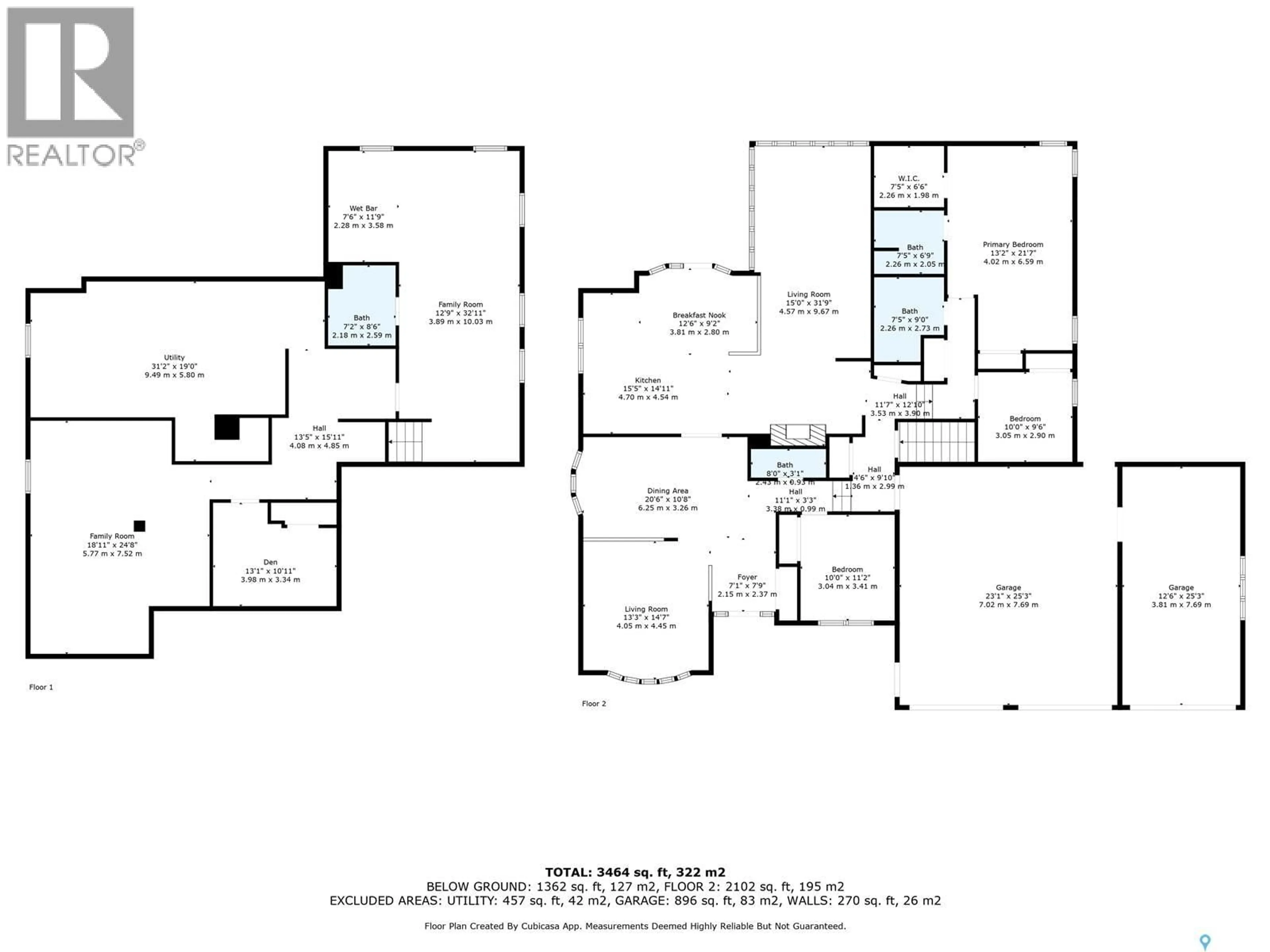 Floor plan for 22 REDWOOD DRIVE, Corman Park Rm No. 344 Saskatchewan S7K3J6