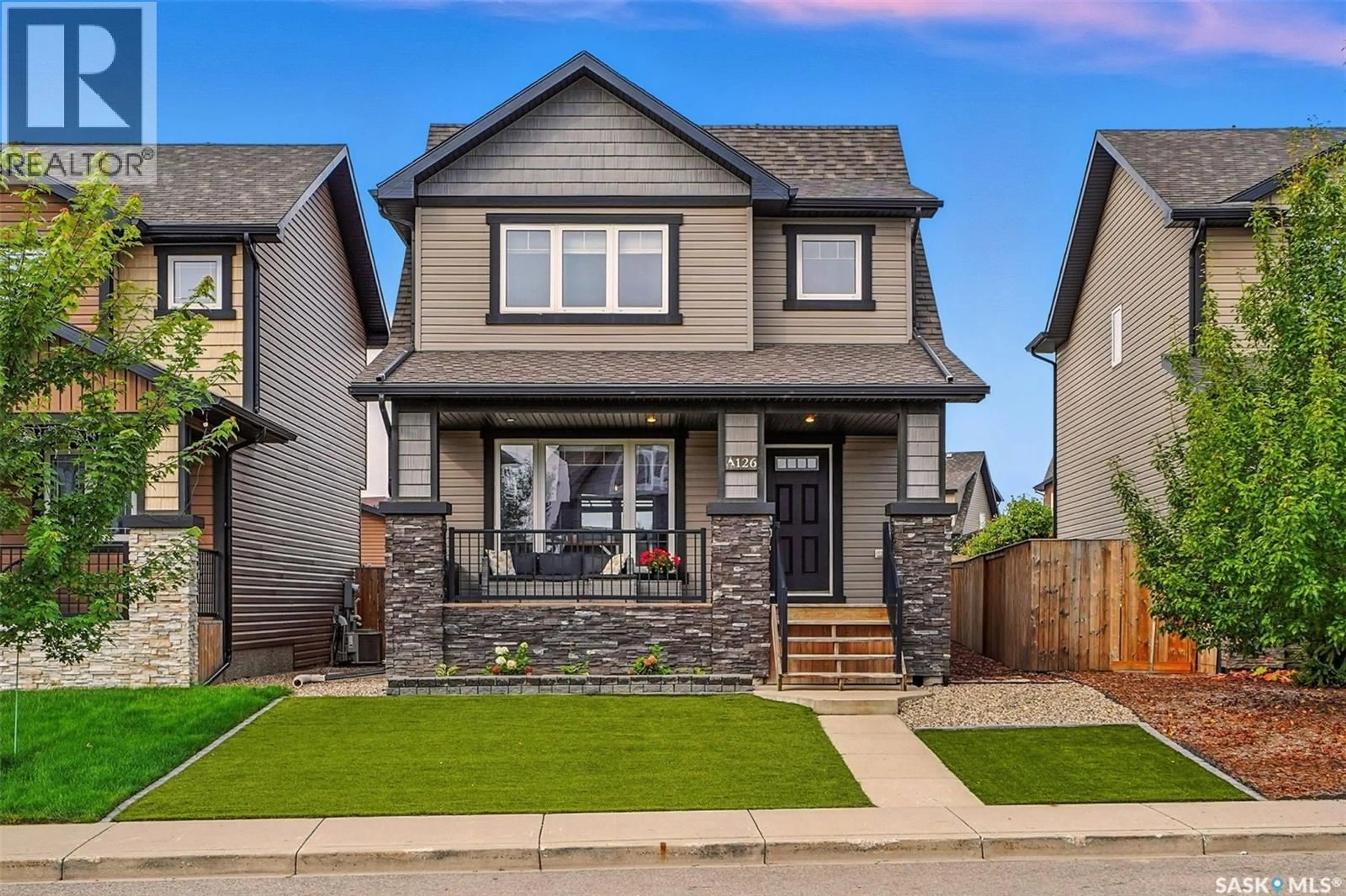 Home with brick exterior material, street for 126 LANGLOIS WAY, Saskatoon Saskatchewan S7T0N6